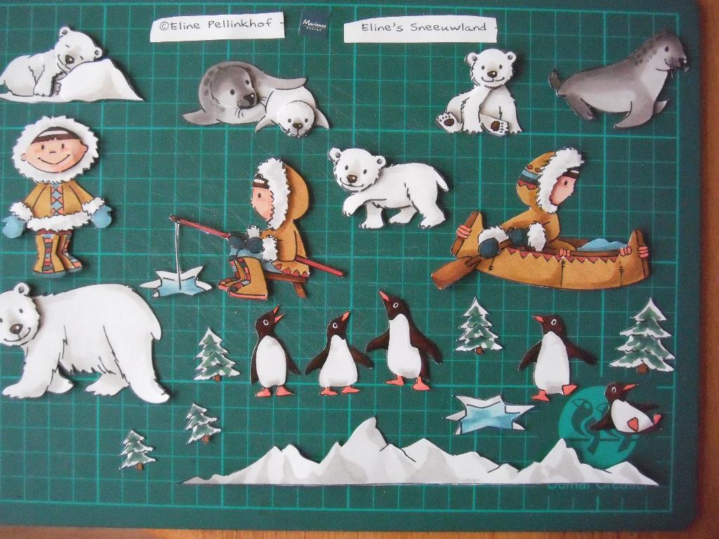 set 3D plaatjes kerst -7, Ophalen of Verzenden, Nieuw, Kerst, Knipvel
