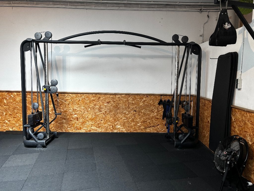 cable crossover met 2 kabeltorens verstelbaar, Ophalen, Gebruikt, Borst, Overige typen