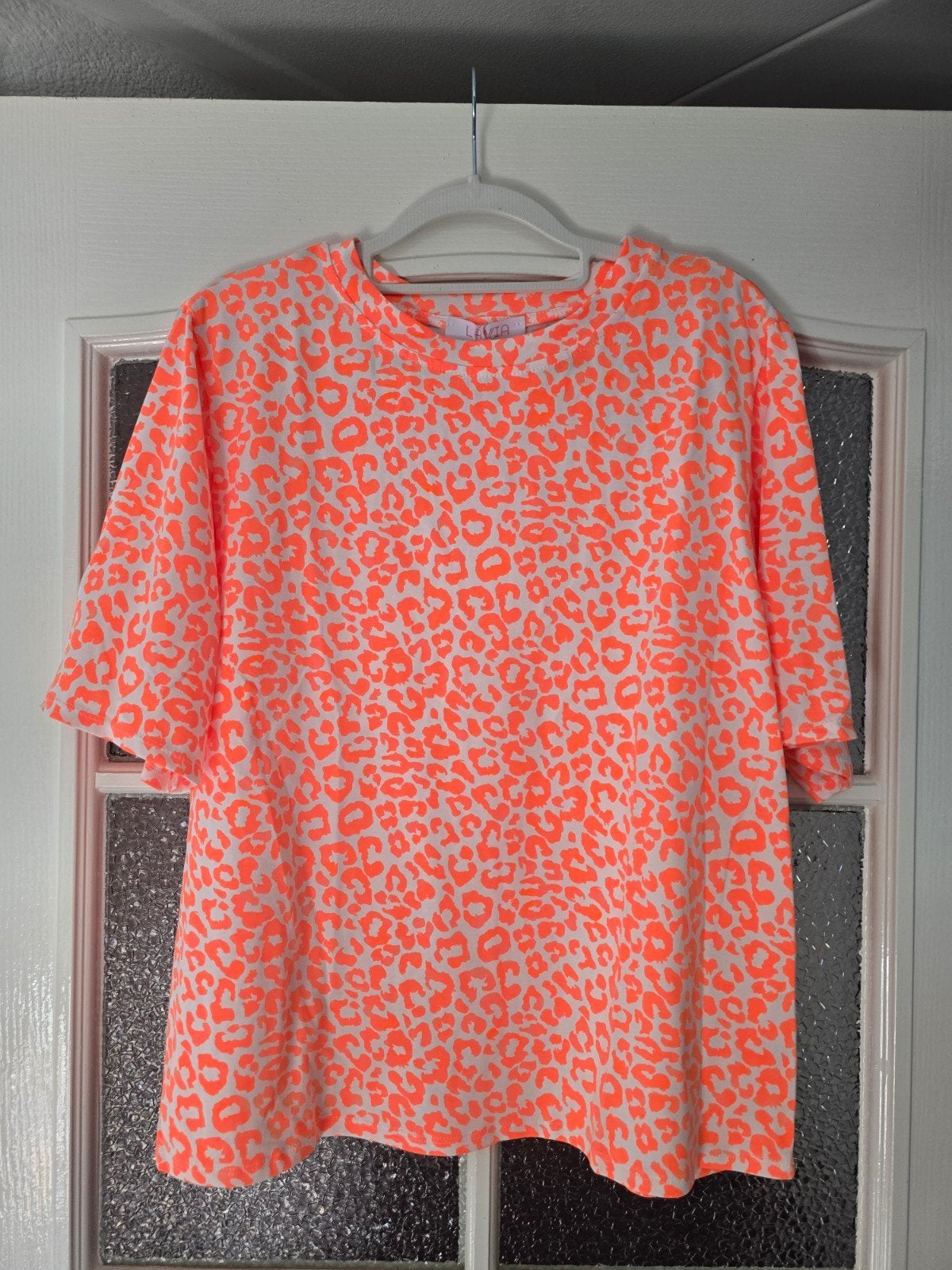 nieuw shirt neon oranje panter 38 40 42, Maat 38/40 (M), Nieuw, Oranje, Ophalen of Verzenden