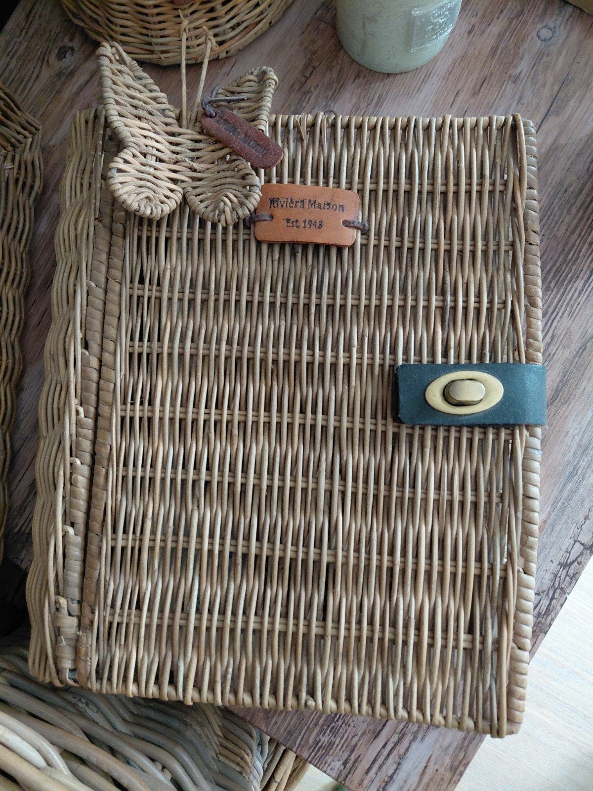 Riviera maison rattan decoratie boek +rm rattan vlinder, Ophalen of Verzenden, Zo goed als nieuw