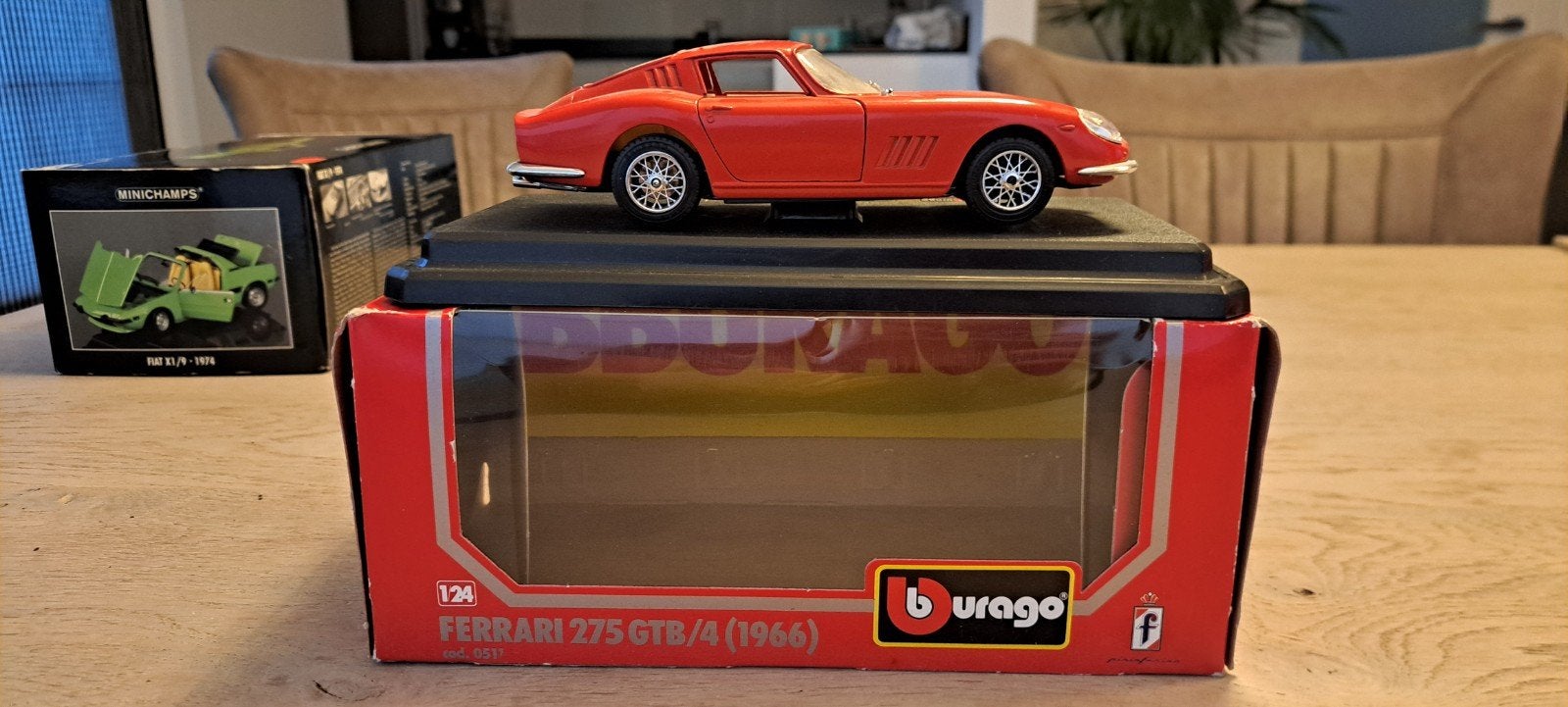 Bburago Ferrari 275 GTB/4 (1966) - Schaalmodel, Hobby en Vrije tijd, Modelauto's | 1:24, Ophalen of Verzenden, Bburago