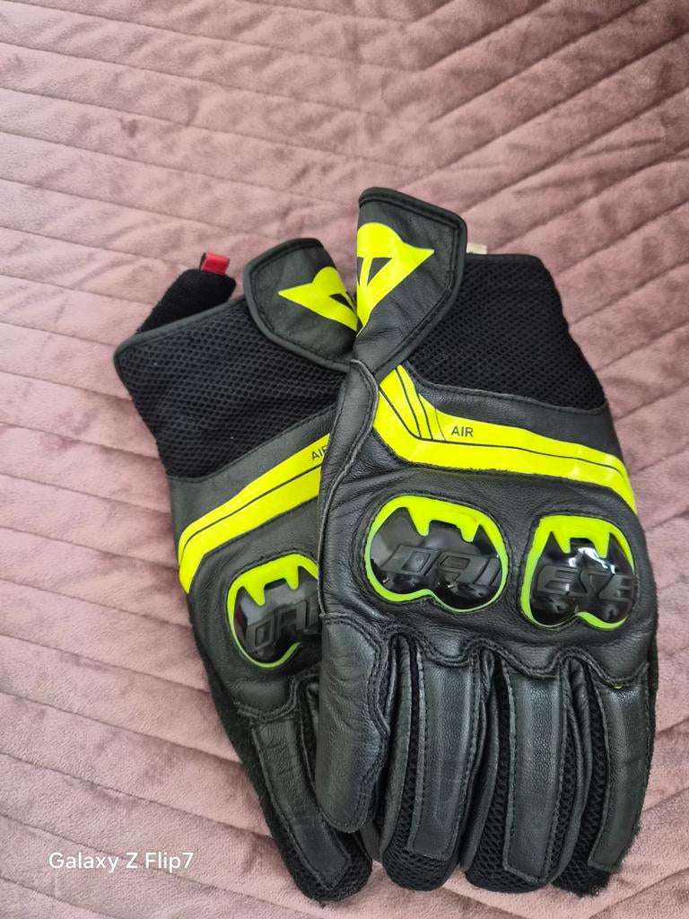 Dainese motorhandschoenen - Zwart/Geel - Maat 10.5/XXXL, Dainese, Heren, Ophalen of Verzenden, Handschoenen