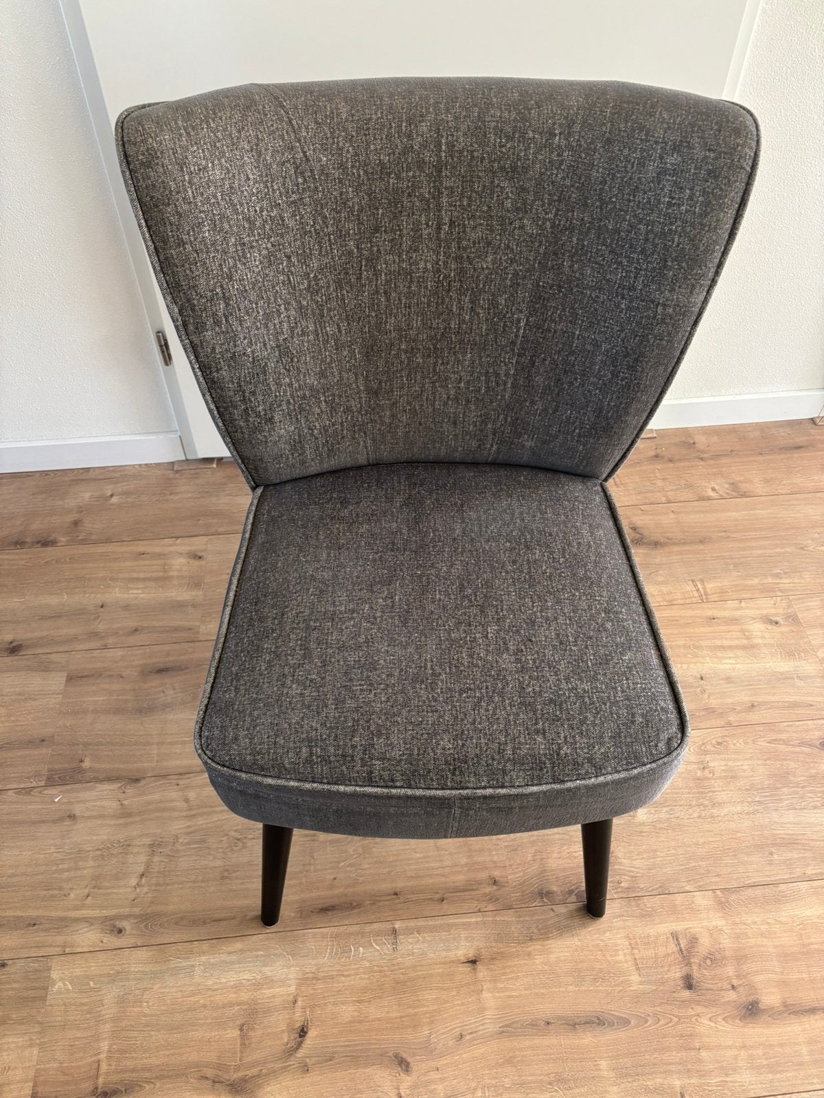 Eettafelstoelen donkergrijs, stof, Ophalen, Overige kleuren, Stof, Vijf, Zes of meer stoelen
