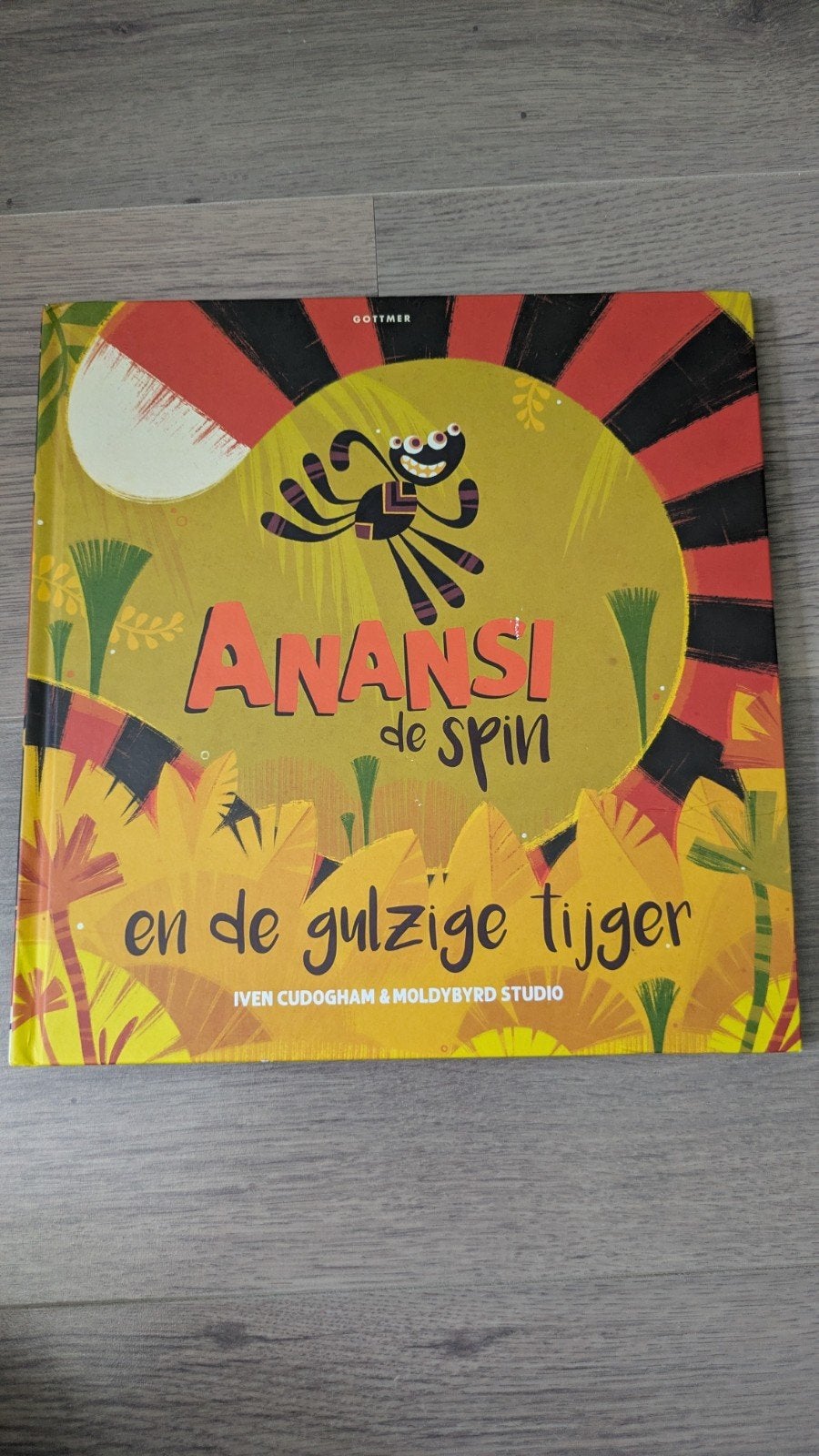 Iven Cudogham - Anansi de spin en de gulzige tijger, Boeken, Ophalen of Verzenden, Gelezen, Iven Cudogham