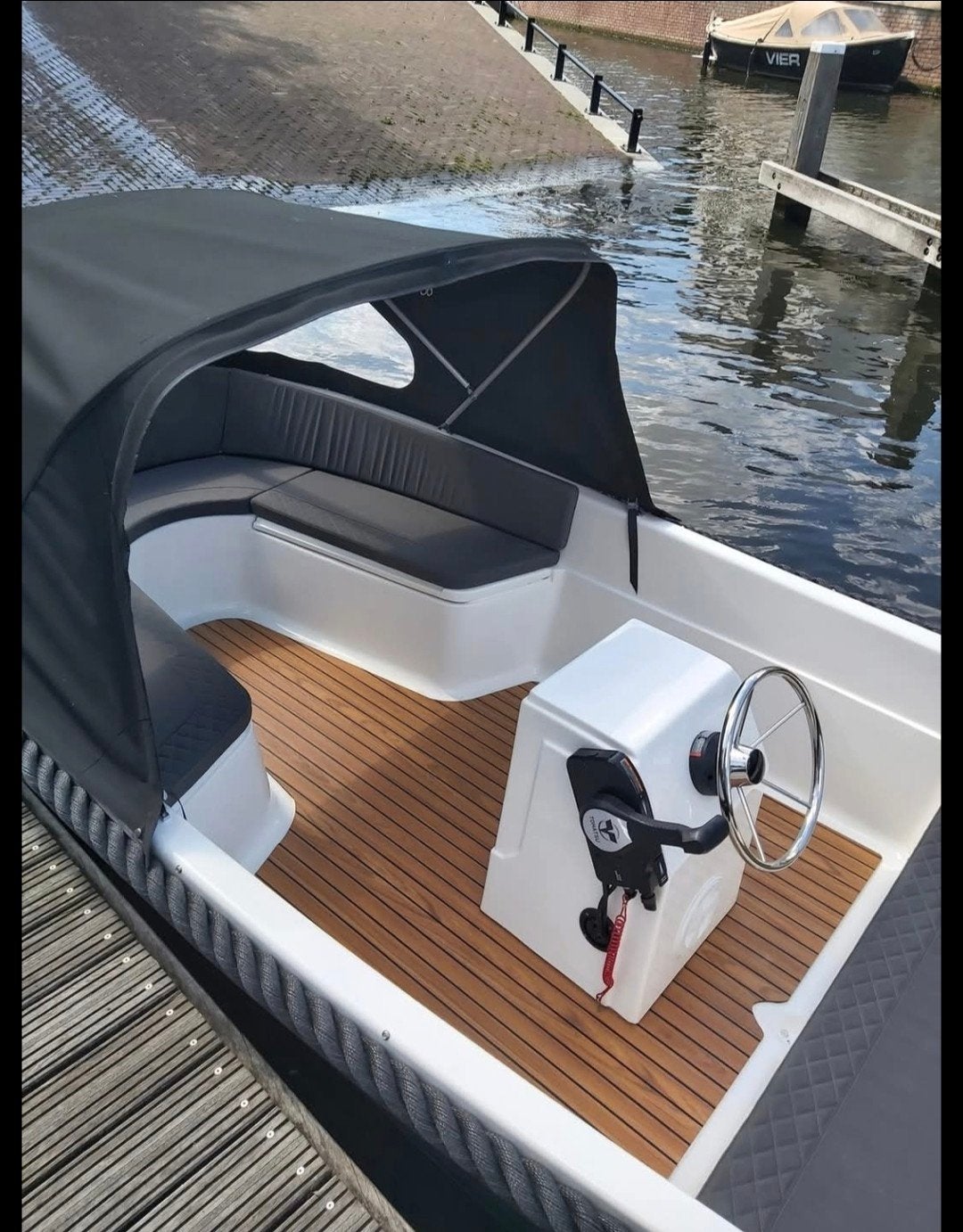 Naut 455- tohatsu 9.8 motor met trailer!, Watersport en Boten, Ophalen of Verzenden, Zo goed als nieuw, Minder dan 6 meter