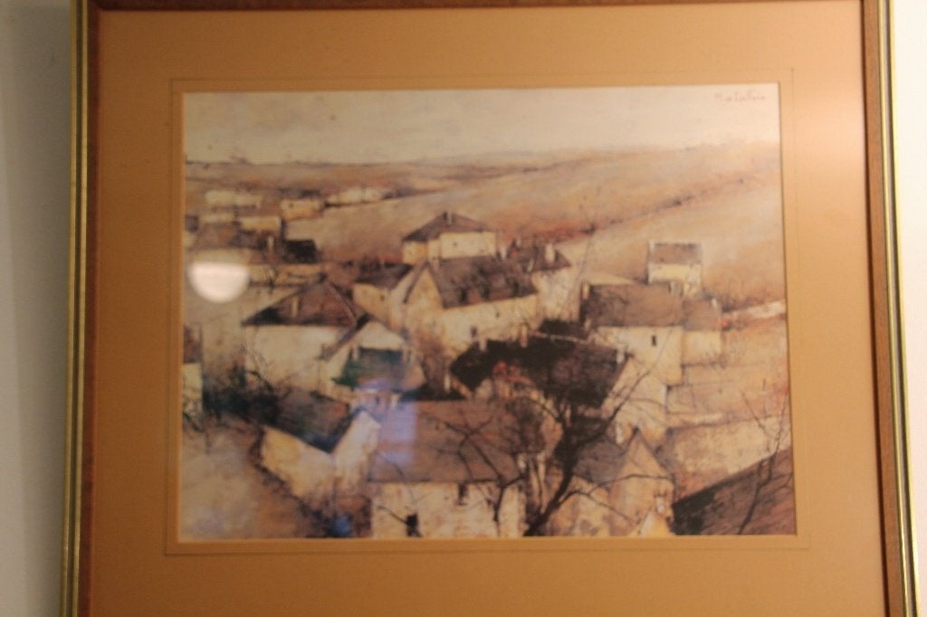 mooie prent van M de Gallard,, Antiek en Kunst, Kunst | Tekeningen en Foto's, Ophalen of Verzenden, Reproductie, Ingelijst