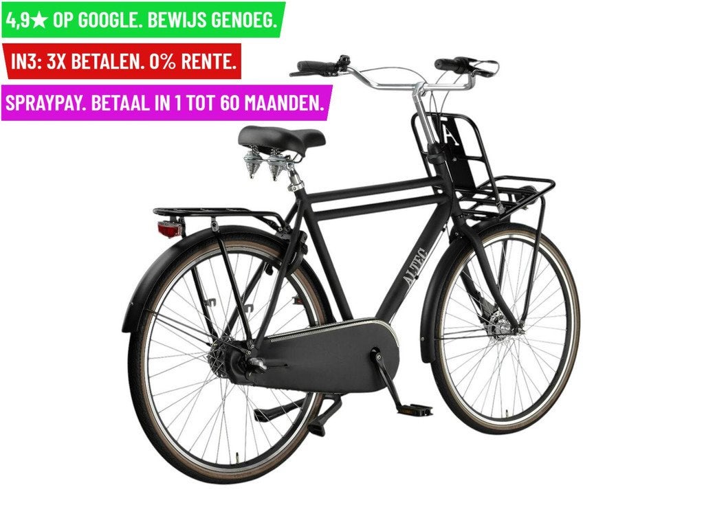 Herenfiets Altec Retro Transport 28"/57cm/3ver - Garantie, Fietsen en Brommers, Fietsen | Heren | Herenfietsen, Overige merken