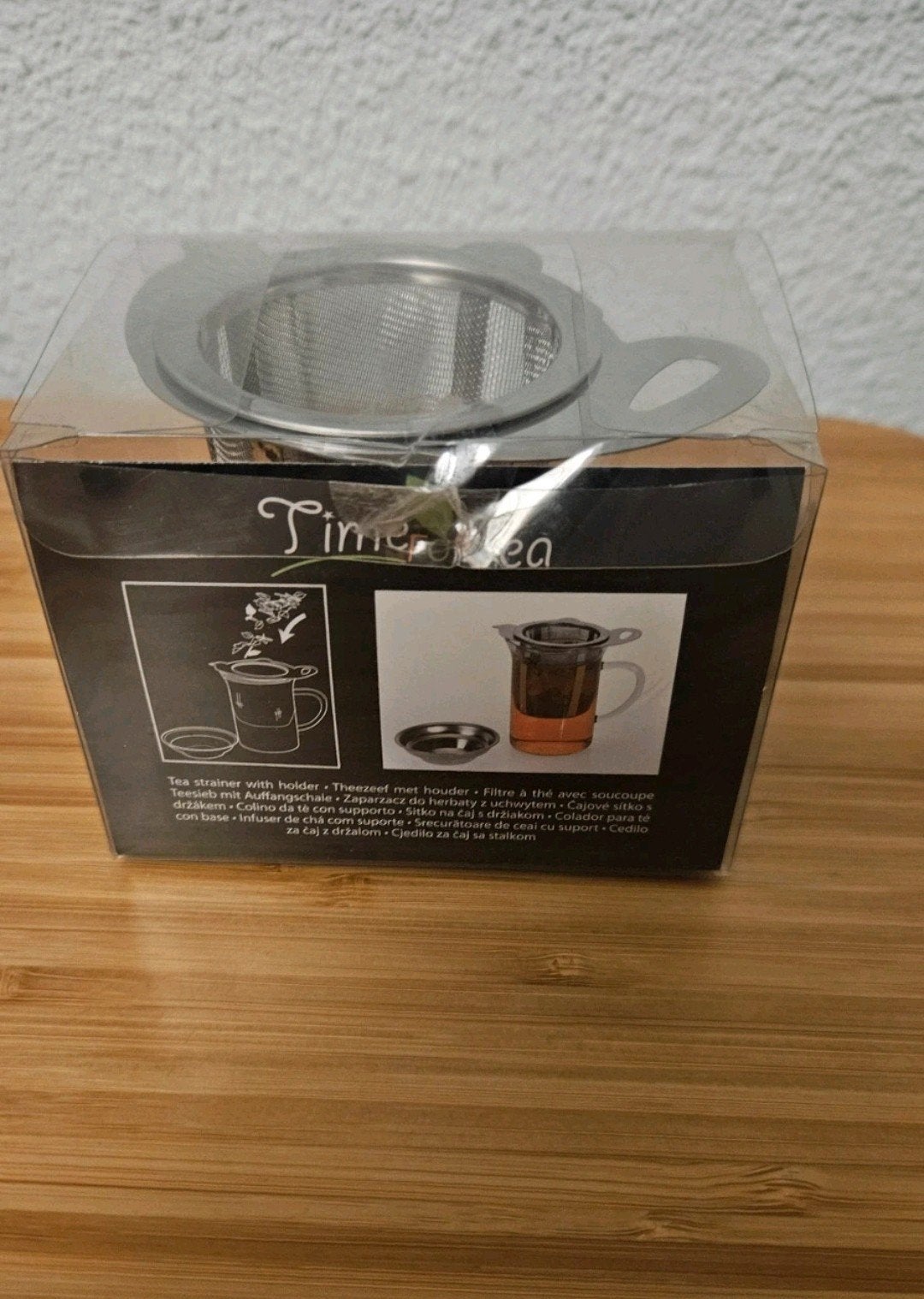 Time for Tea theezeef met houder, NIEUW!, Ophalen of Verzenden, Nieuw