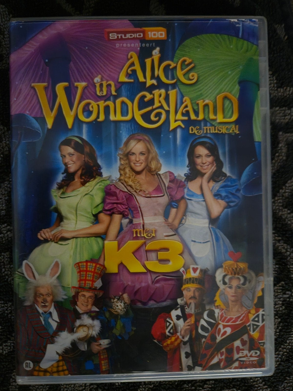 K3 met Alice in Wonderland De Musical DVD, Cd's en Dvd's, Show, Alle leeftijden, Nederlands, Familie