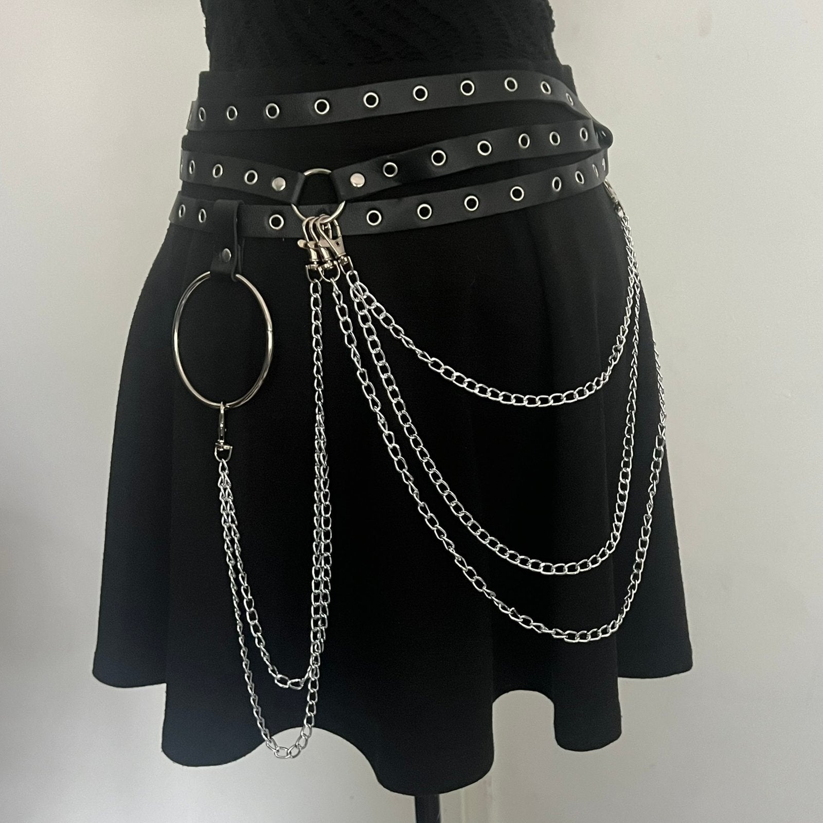 Multi-Style Belt with Removable Chains, Kleding | Dames, Riemen en Ceinturen, Ophalen of Verzenden, Nieuw, Overige kleuren