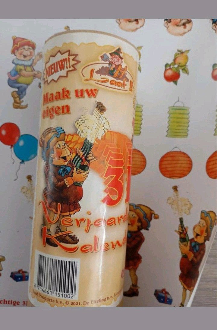 EFTELING VERJAARDAGS KALENDER ,SPELLETJE EN STICKERS NU 10€., Ophalen of Verzenden, Nieuw, Overige typen