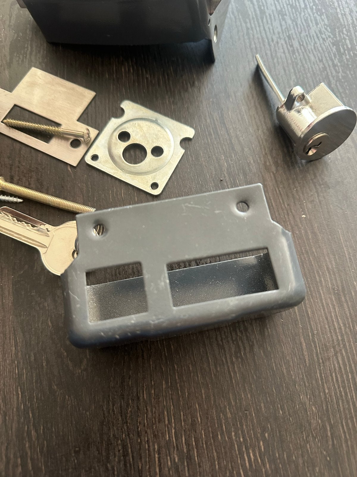 Nieuw Deurslot met Cilinder en Sleutels, Ophalen, Nieuw, IJzer, Slot