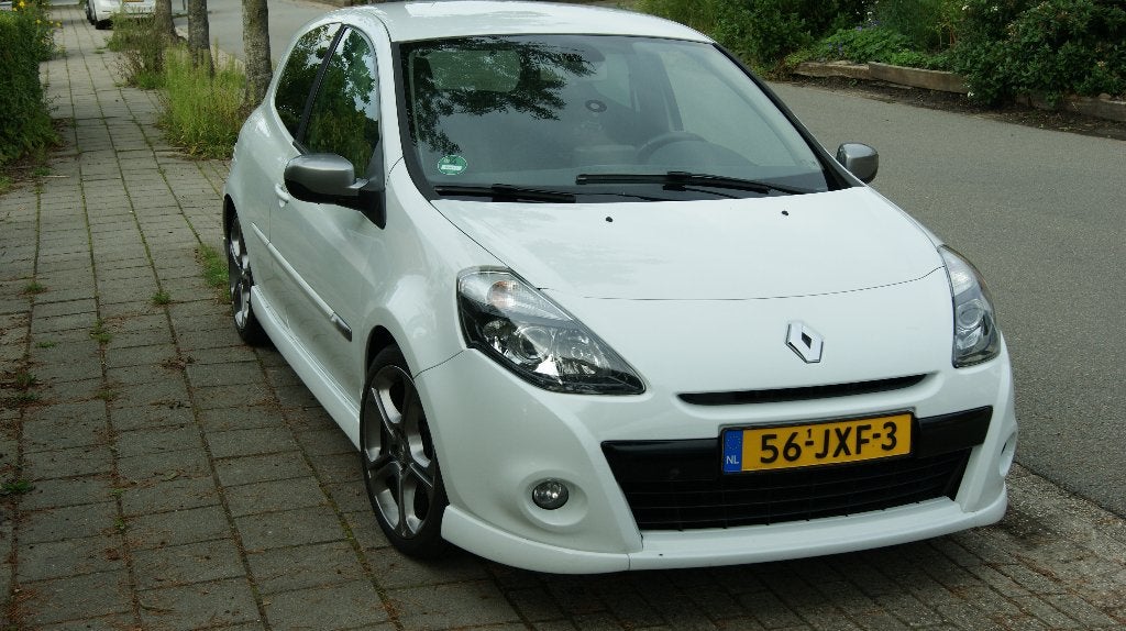 Renault Clio III 1.6 16V GT K4M 94KW 3-DRS 2009 Wit, Voorwielaandrijving, Zwart, 4 cilinders, 1200 kg