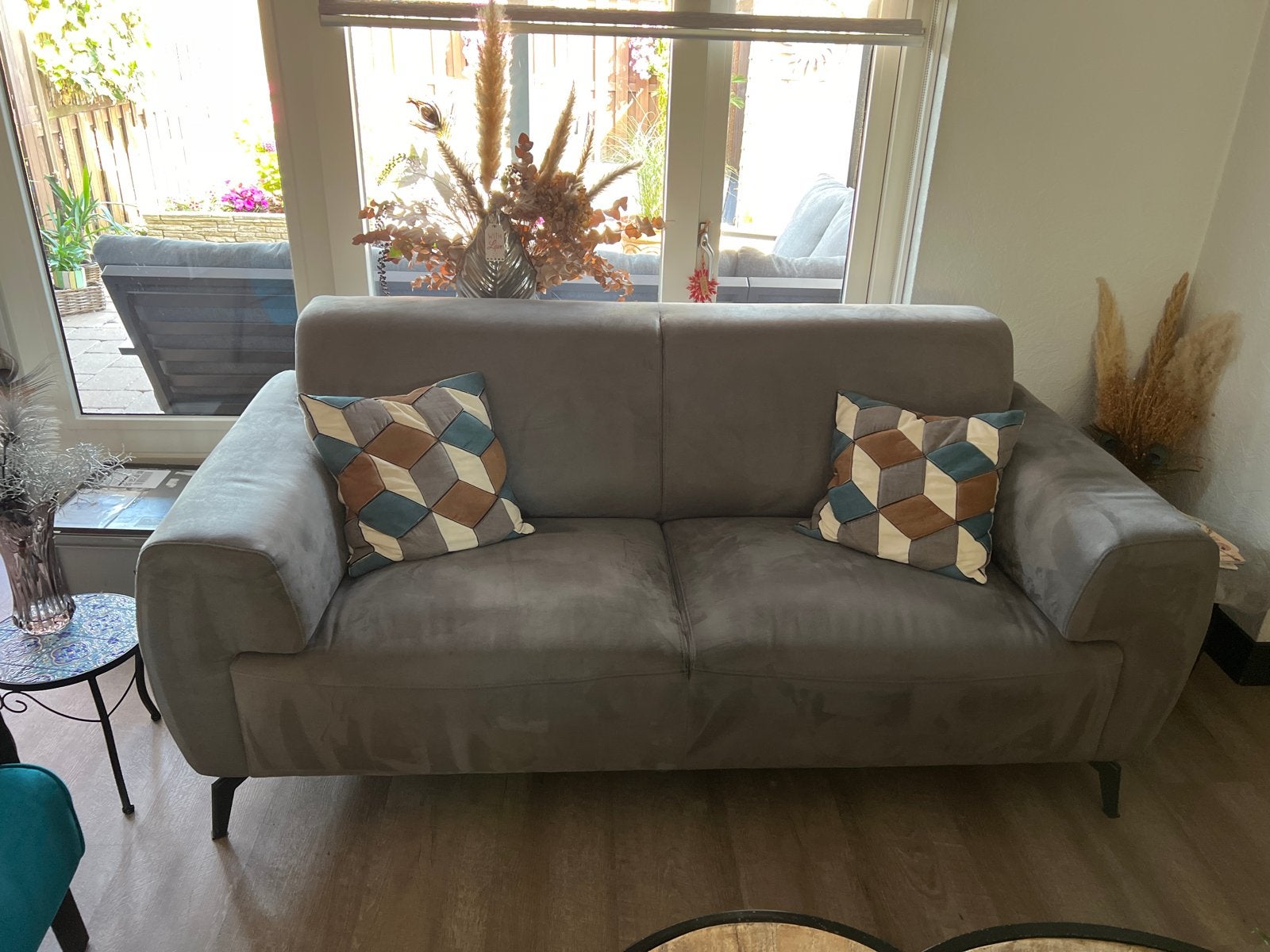 Comfortabele 2,5 zitsbank - Zo goed als nieuw, Ophalen, 150 tot 200 cm, Tweepersoons, 75 tot 100 cm