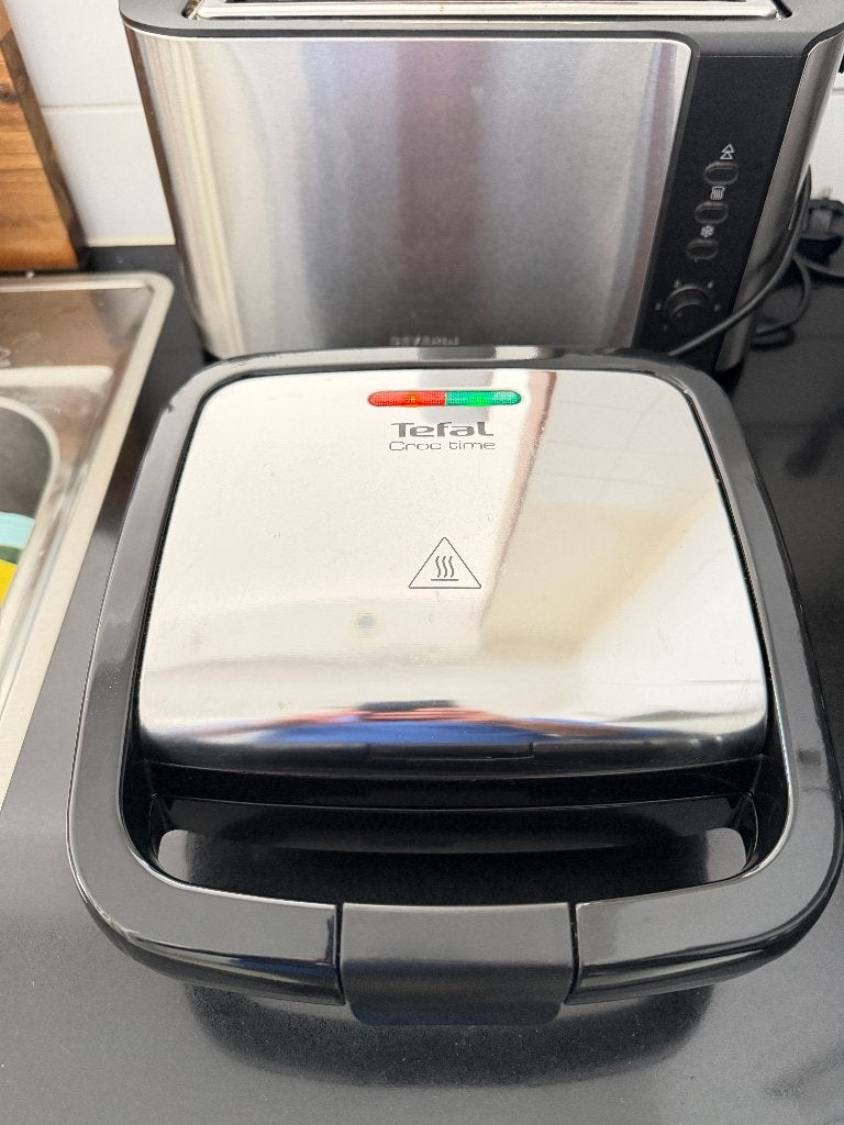 Tefal Croc Time SM193D - Tosti-apparaat - Anti-aanbaklaag, Ophalen, Gebruikt