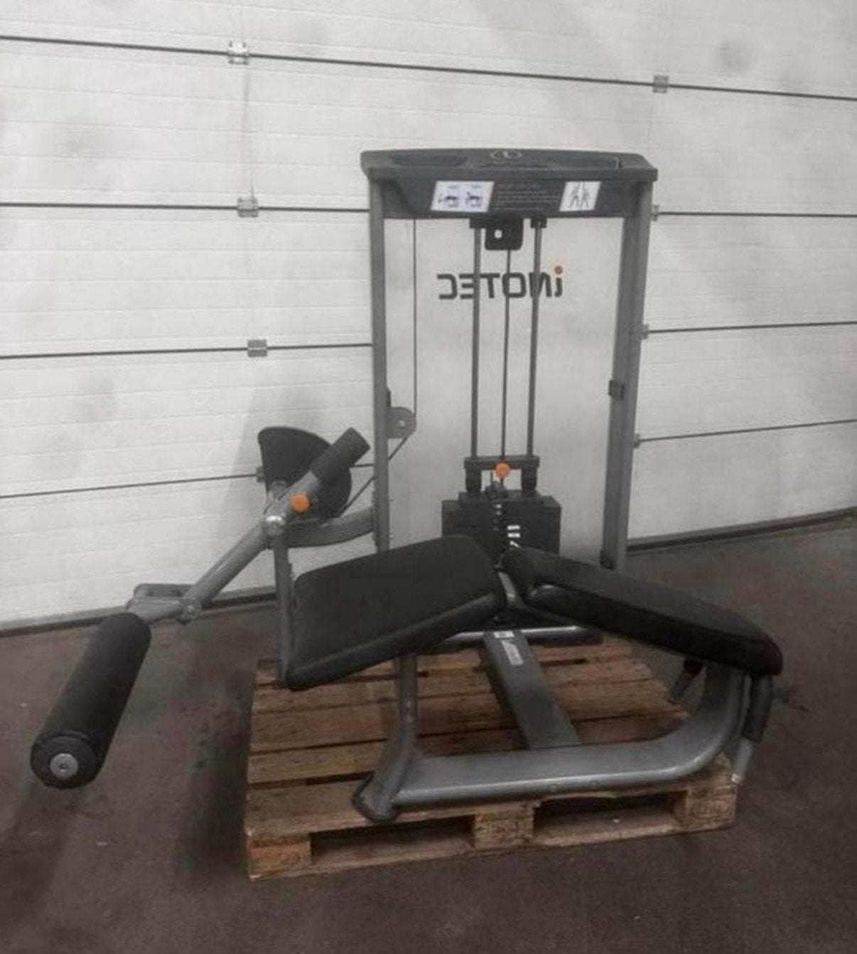 Liggende Leg Curl met 109kg Steekgewichten, Ophalen, Gebruikt, Benen, Overige typen