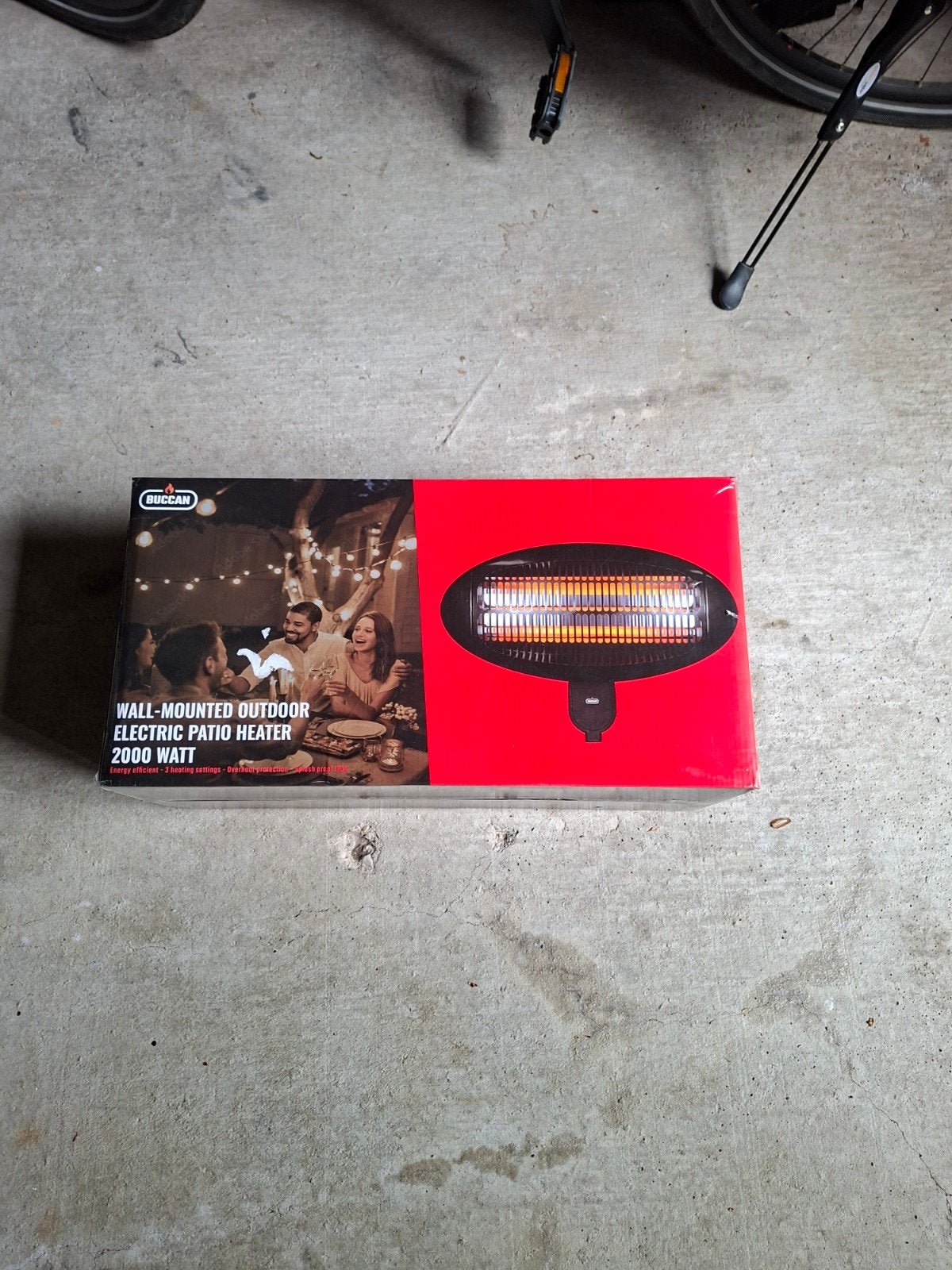 Nieuwe Buxcan Elektrische Terrasverwarmer 2000W, Ophalen, Nieuw, Elektrisch, Wand
