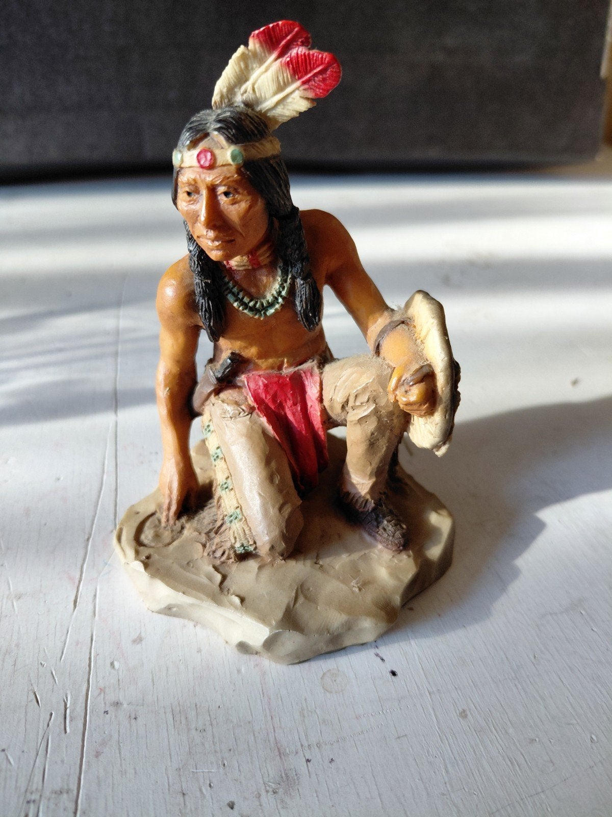Vintage Indiaan Beeldje - 1989 Lasagna, Ophalen of Verzenden, Gebruikt, Mens