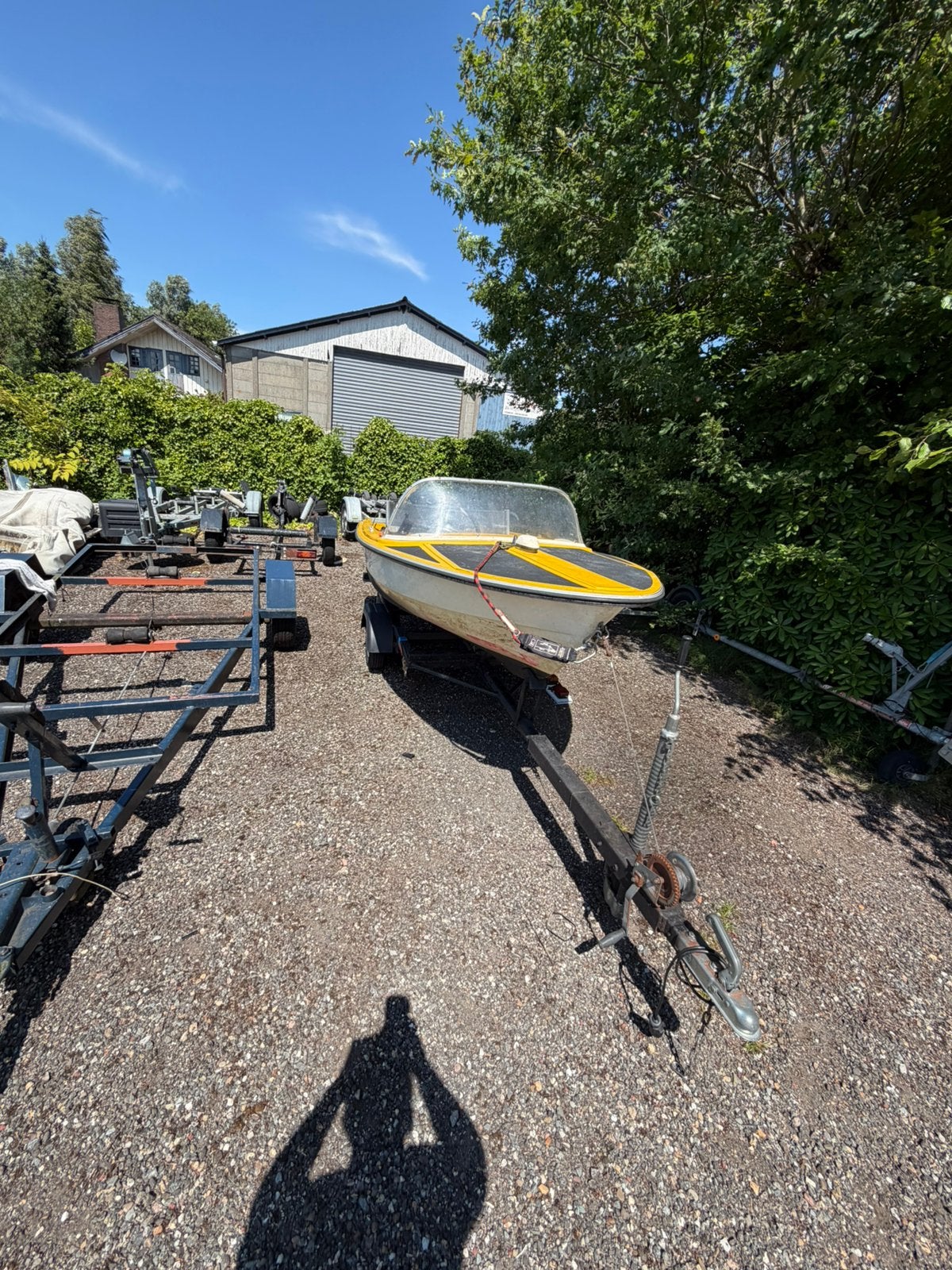 Mooie 9.9 mercury met boot en trailer tekoop MOET SNEL WEG, Ophalen of Verzenden, Zo goed als nieuw