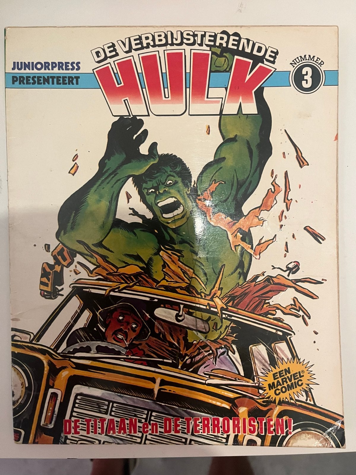 De Verbluffende Hulk Juniorpress Nummer 3, Boeken, Eén comic, Ophalen of Verzenden, Gelezen, Amerika