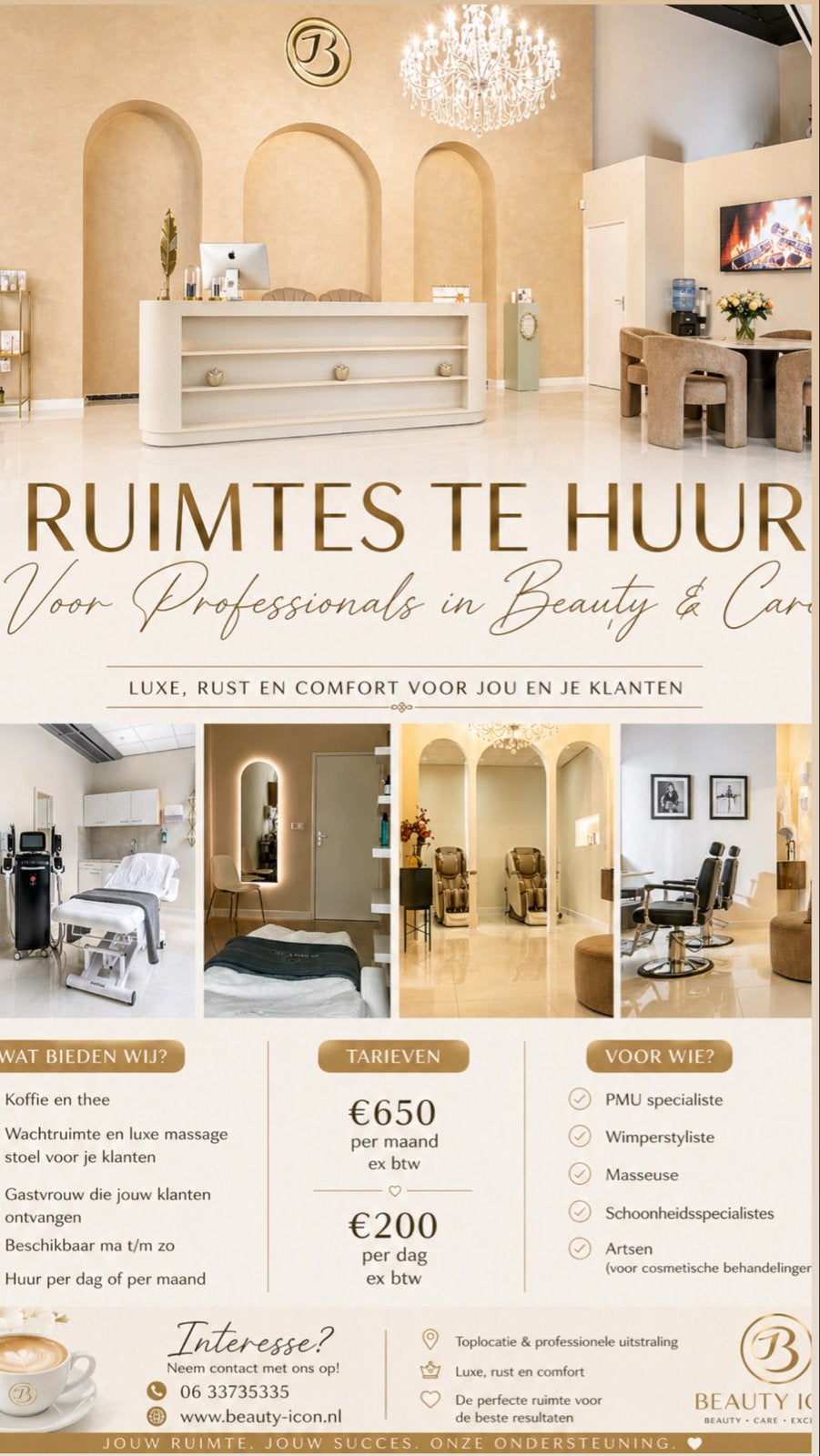 Praktijkruimte te huur in Almere Stad, Almere