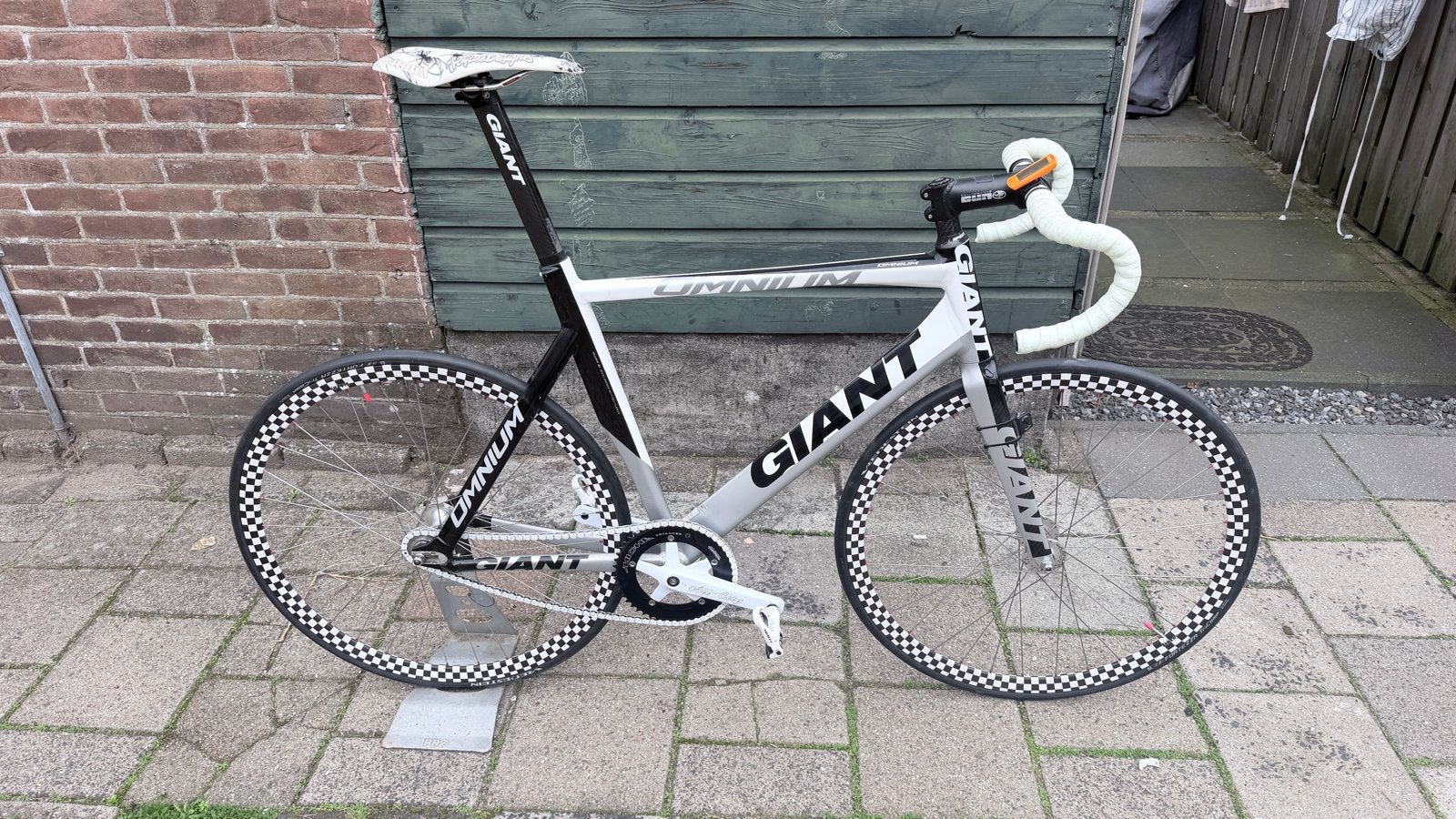 Giant Omnium baanfiets, Ophalen, Gebruikt, Heren, Aluminium