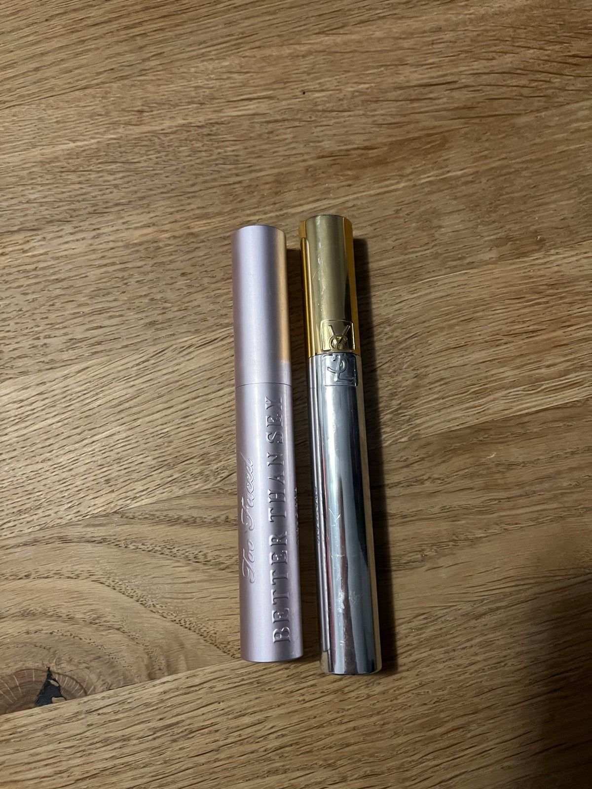 Too Faced Better Than Sex & YSL Mascara - Zo goed als nieuw, Ogen, Zwart, Ophalen of Verzenden, Zo goed als nieuw