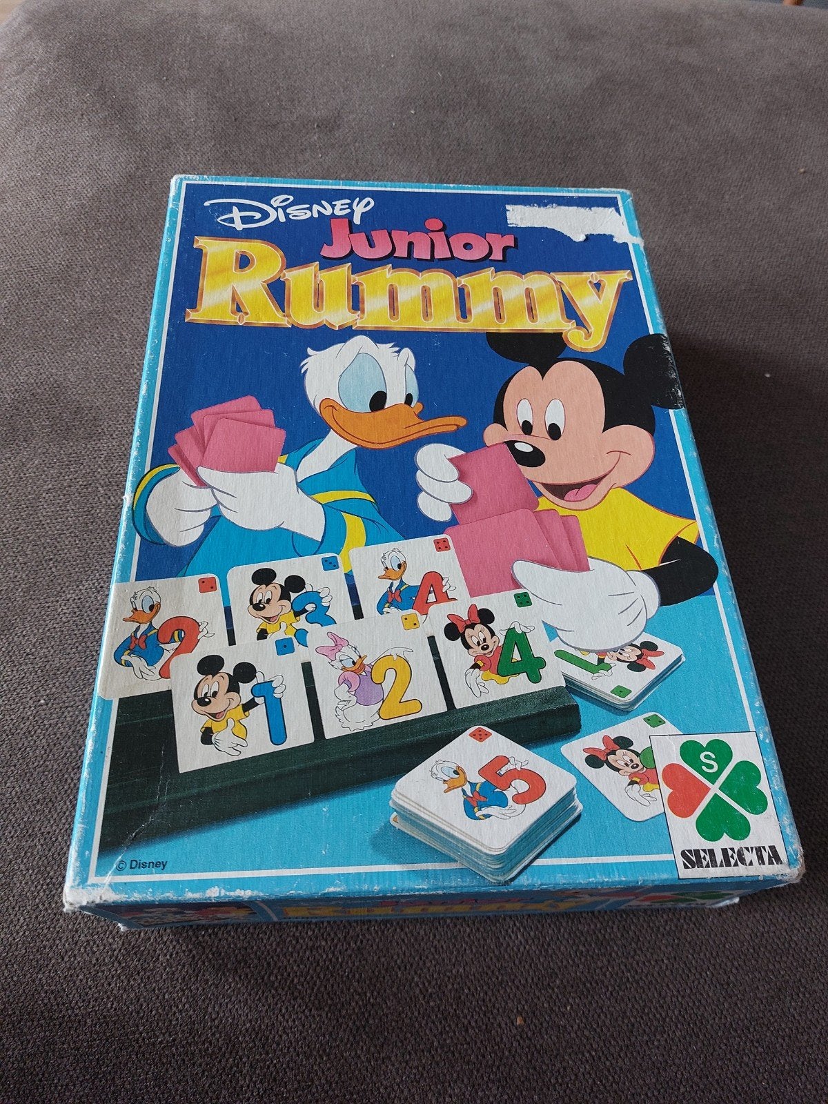 Disney Junior Rummy Kaartspel - Selecta, Een of twee spelers, Ophalen of Verzenden, Gebruikt, Selecta