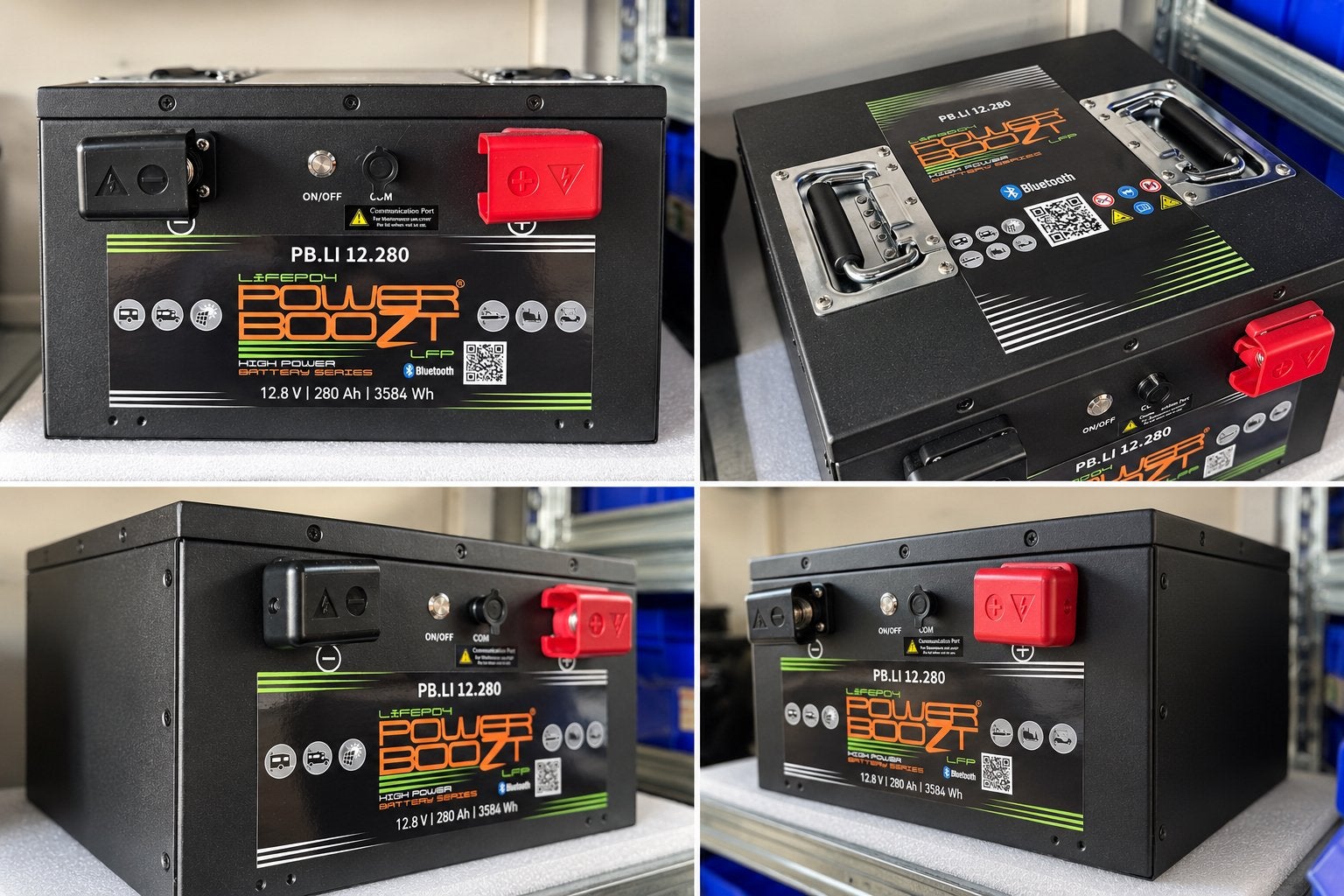 Foto 4 van 280Ah LiFePO4 Lithium Accu 12V – Camper / Caravan / Boot