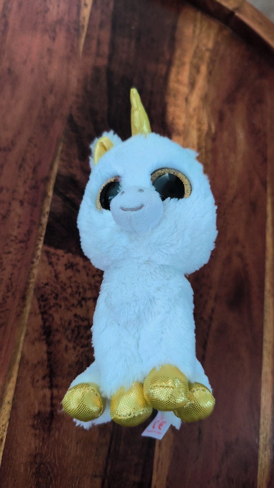 Knuffel TY witte eenhoorn, Eenhoorn, Klein (minder dan 20 cm), Wit, Ty