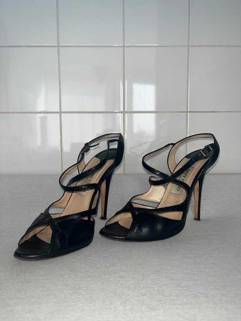 Jimmy Choo sandalen, Kleding | Dames, Schoenen, Ophalen, Gedragen, Zwart, Sandalen of Muiltjes
