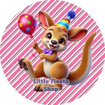 lf27 ouwel kangoeroe 20x4,7cm eetbare cupcake rondjes, Ophalen of Verzenden, Nieuw, Cupcakes, Versiering