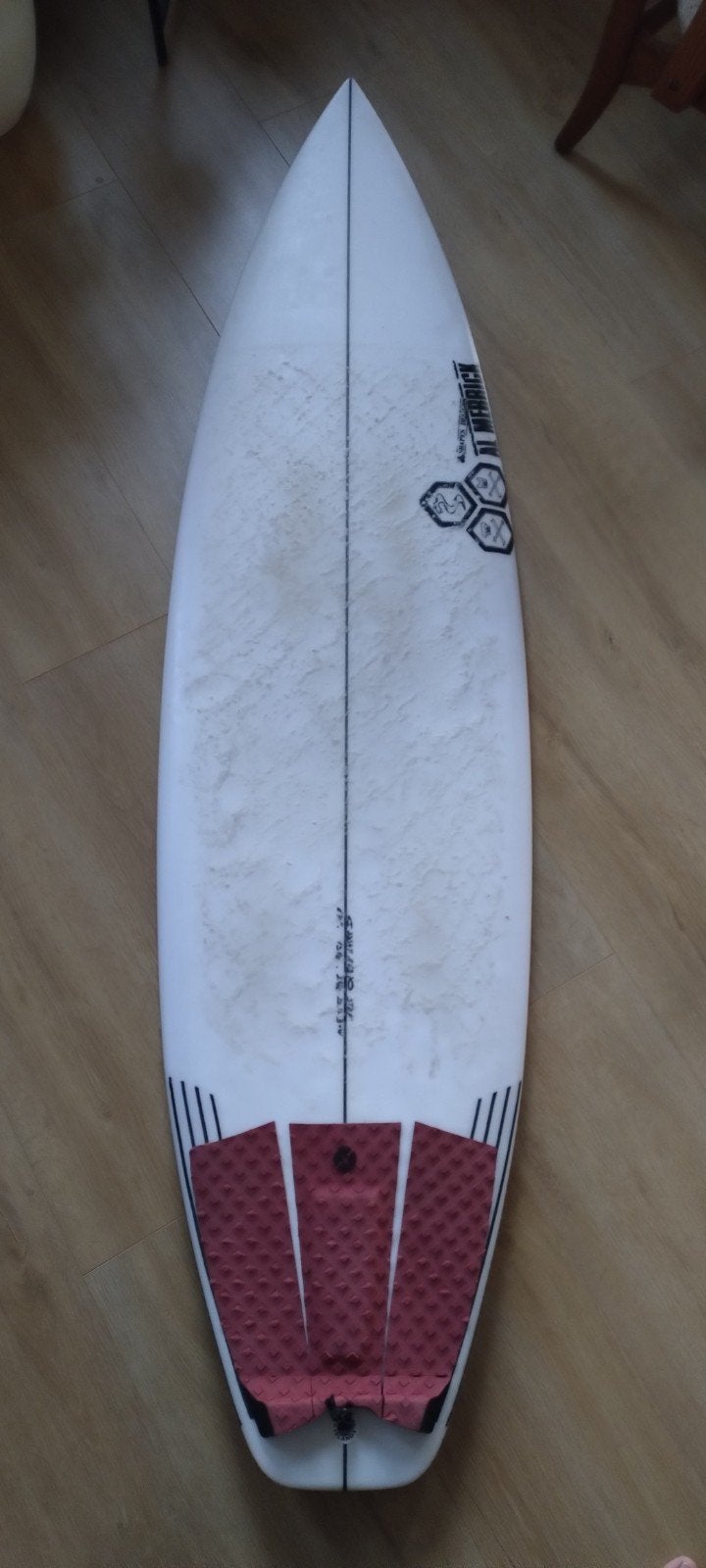 6'0" 29.1L Channel Islands Al Merrick Black White Surfboard, Watersport en Boten, Golfsurfen, Ophalen, Zo goed als nieuw, Shortboard