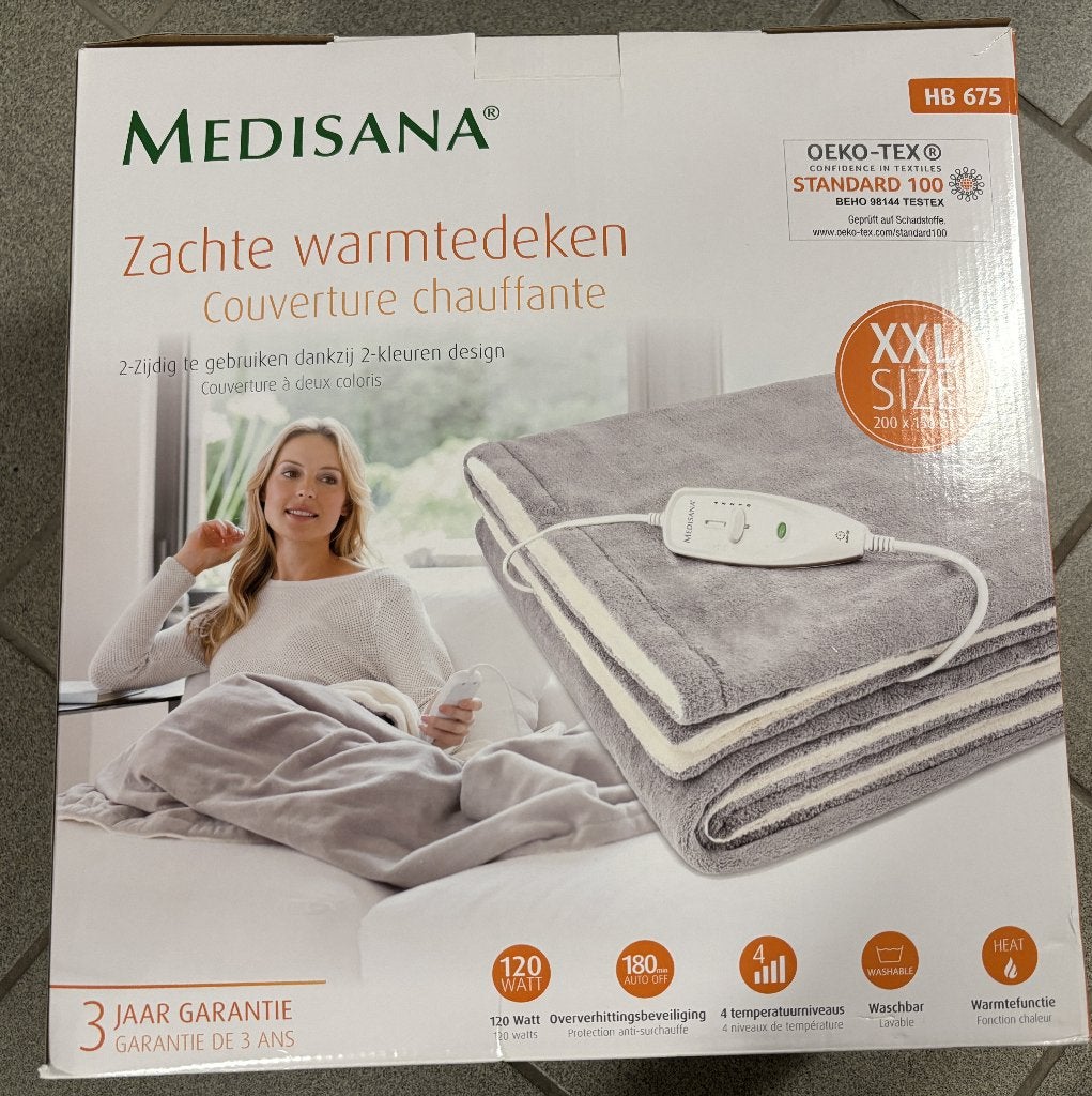 Medisana, elektrisch deken, Ophalen, Zo goed als nieuw, Overige typen