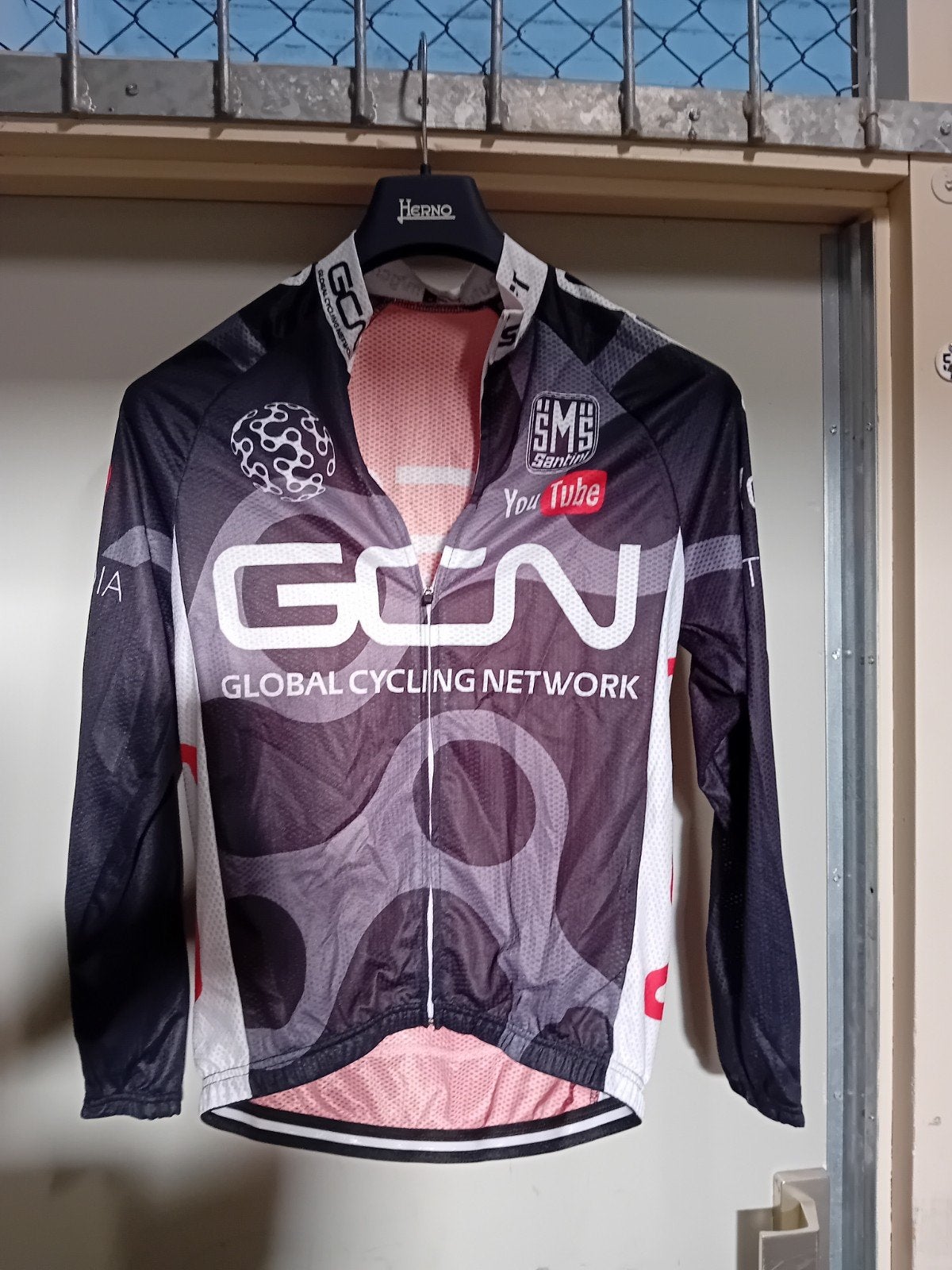 GCN Wielershirt Maat M - Global Cycling Network, GCN, Maat 48/50 (M), Zwart, Ophalen of Verzenden