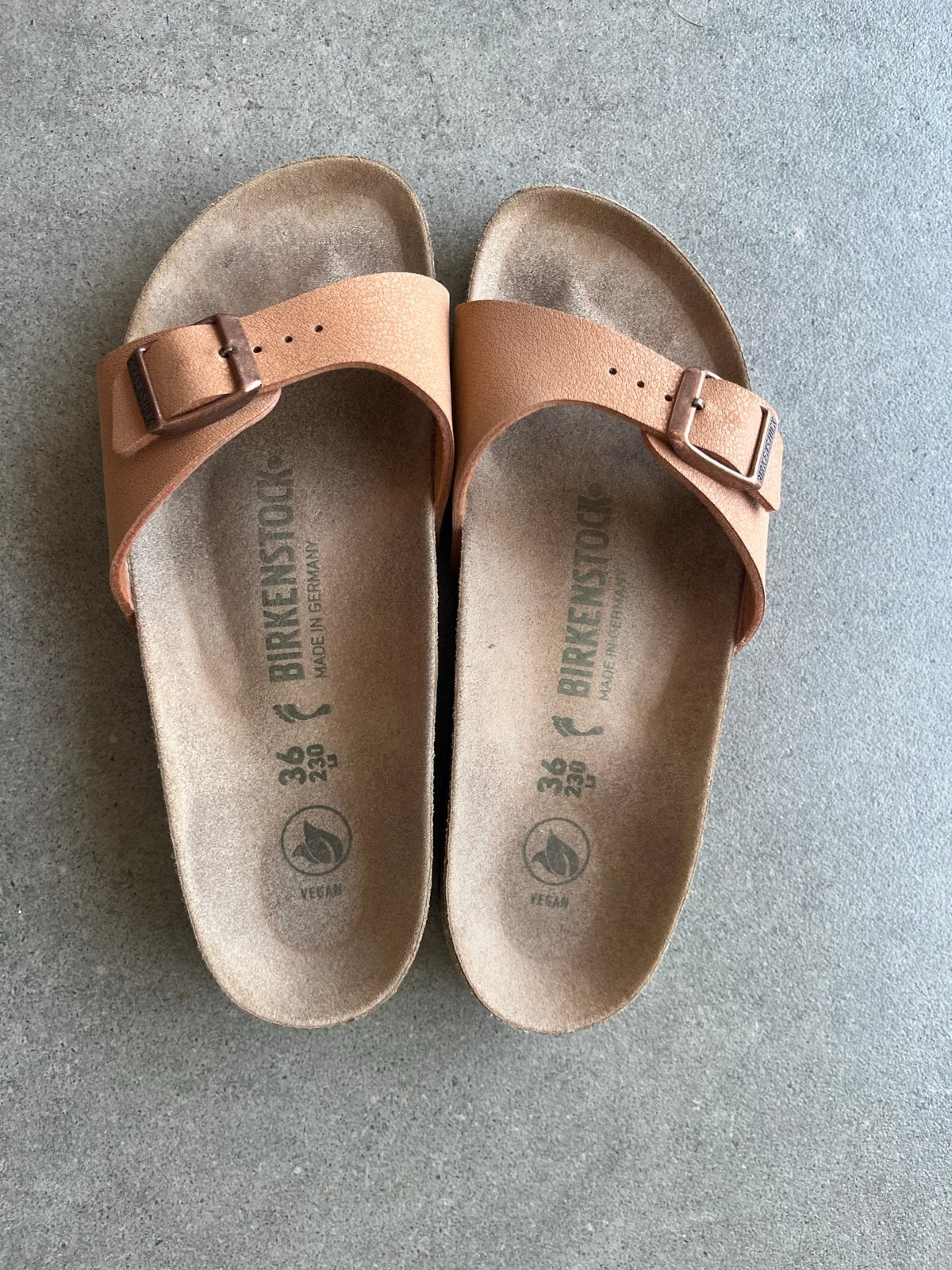 Birkenstock Madrid Pecan Vegan Sandalen - Maat 36, Kleding | Dames, Schoenen, Bruin, Zo goed als nieuw, Sandalen of Muiltjes, Ophalen of Verzenden