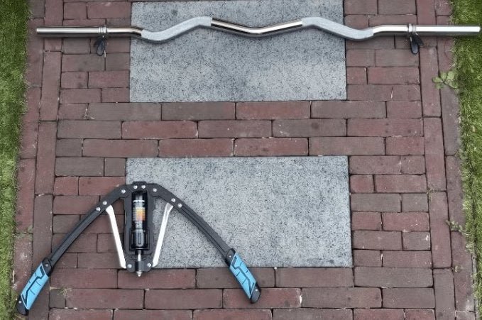 Fitness Gewichten, Halterschijven, EZ Bar, Armtrainer, Ophalen, Gebruikt, Halterschijven