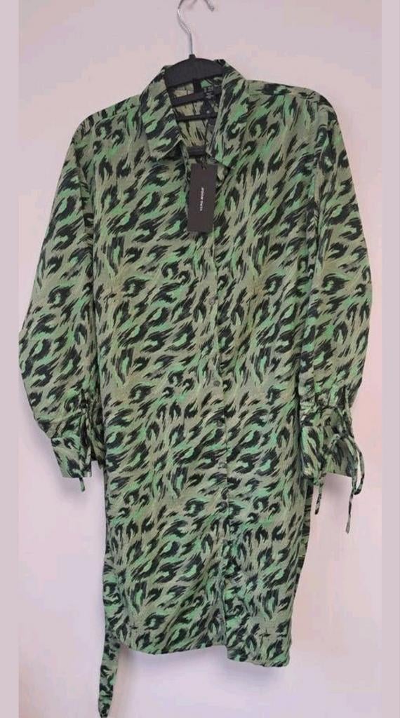Nieuwe Vero Moda jurk maat XXS - Groen/Zwart print, -, Vero Moda, -, Nieuw