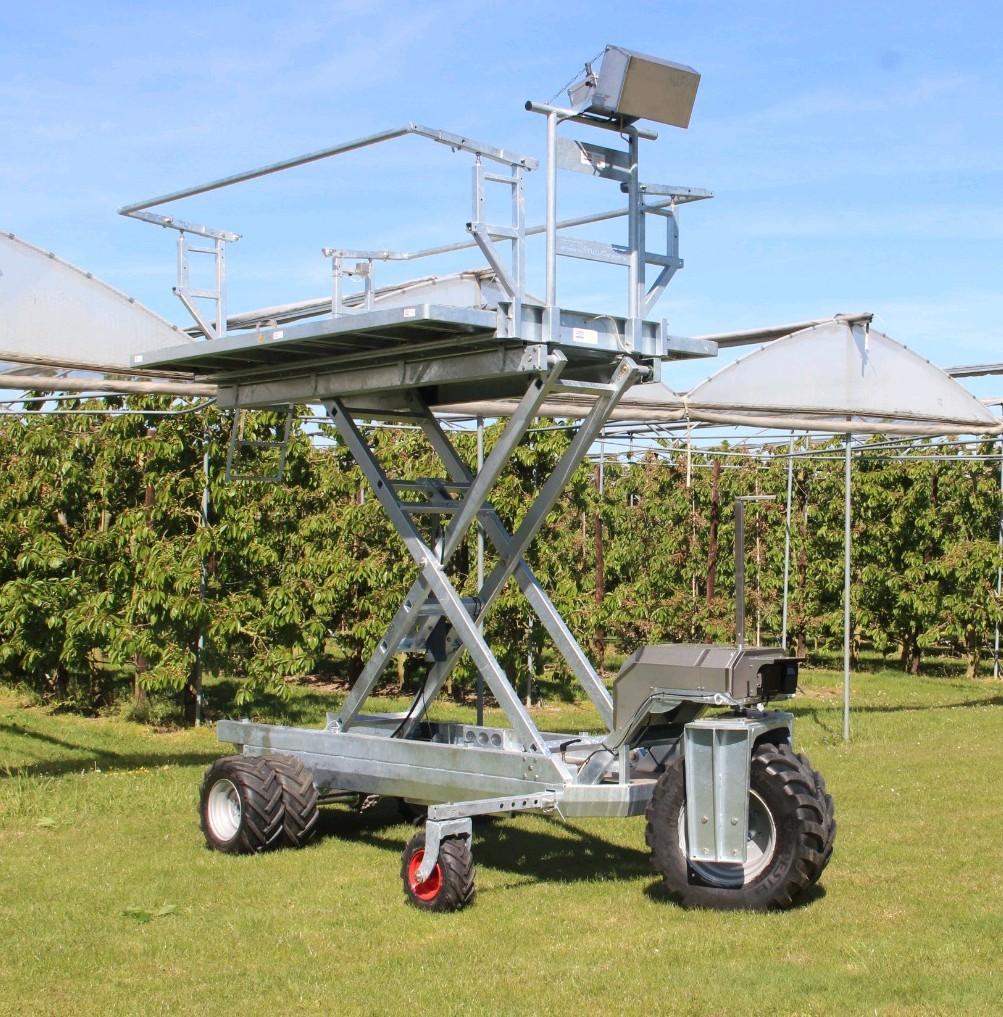 100 % elektrische hoogwerker fruitteelt hoogwerker frutec, Ophalen, Gebruikt, Tot 80 Pk, Tot 2500