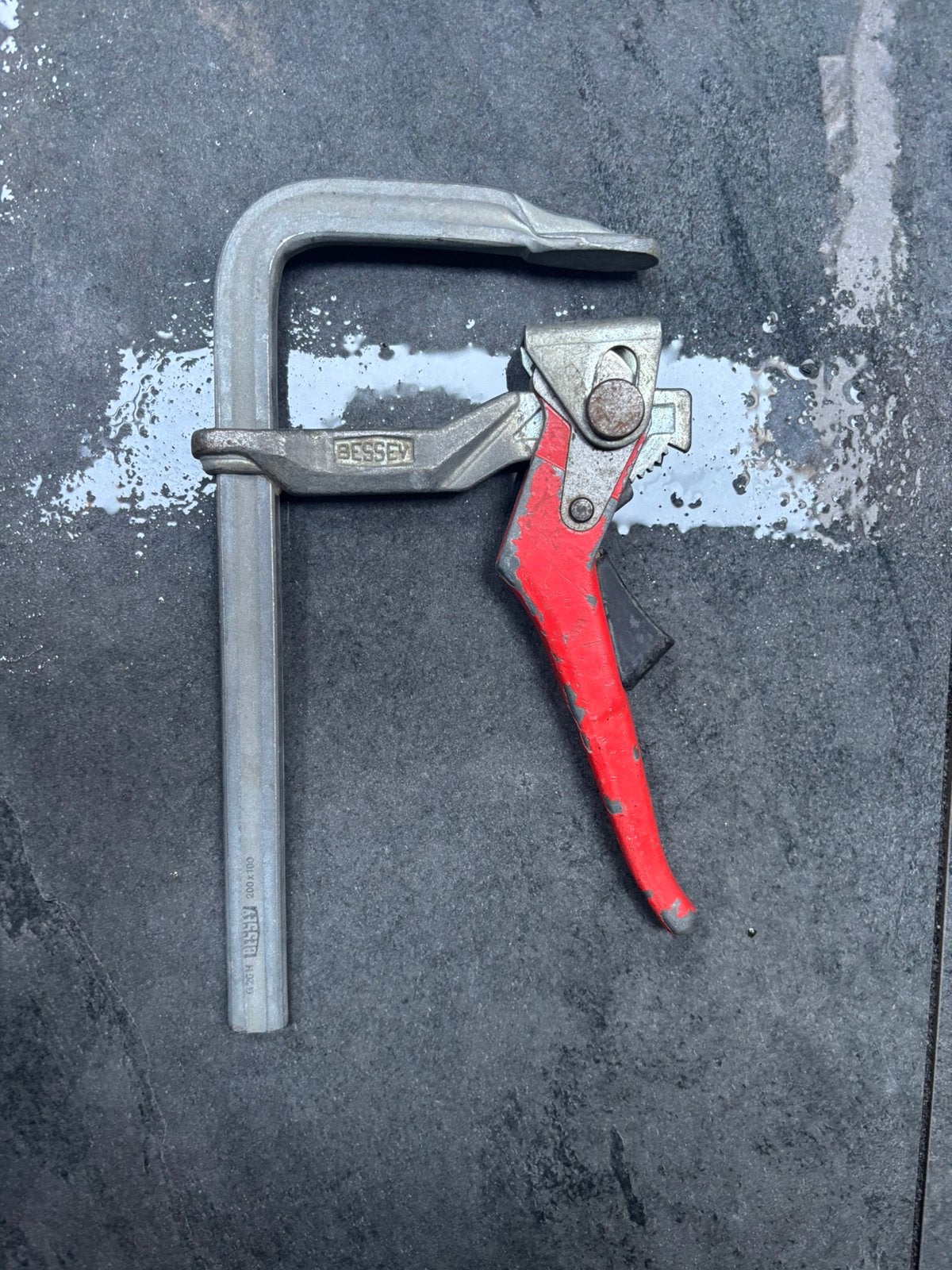 Bessy snelspan lijmklem, Ophalen, Gebruikt