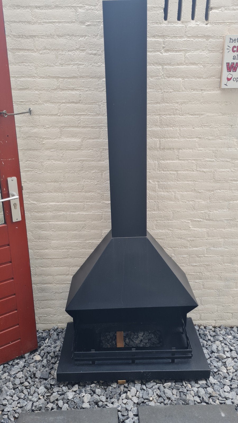 Voor buiten of binnen sier open hard nog zeer mooi, Ophalen