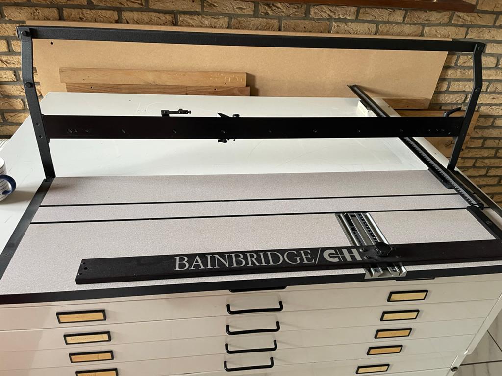 Bainbridge/GH M40A Passe-partout snijmachine, Antiek en Kunst, Antiek | Gereedschap en Instrumenten, Ophalen of Verzenden