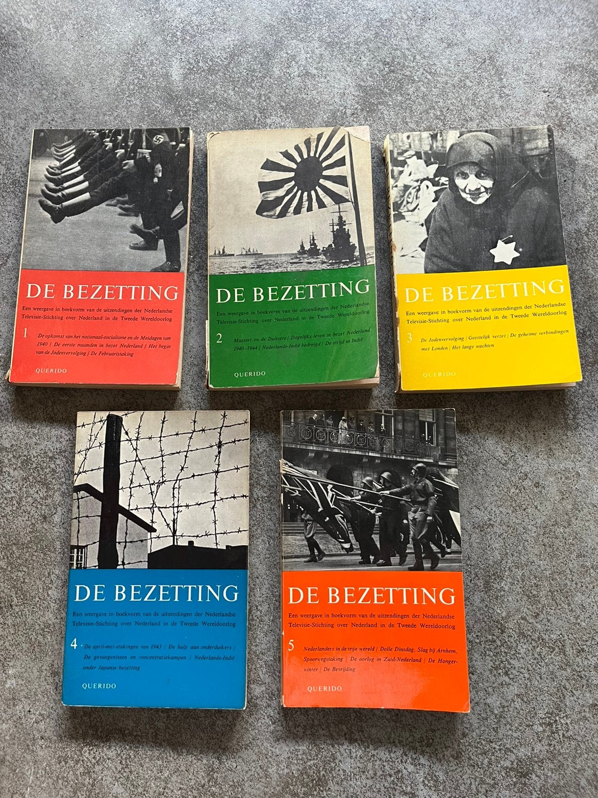 5 boekjes “ De Bezetting”, Ophalen of Verzenden, Overige onderwerpen, Tweede Wereldoorlog, Gelezen