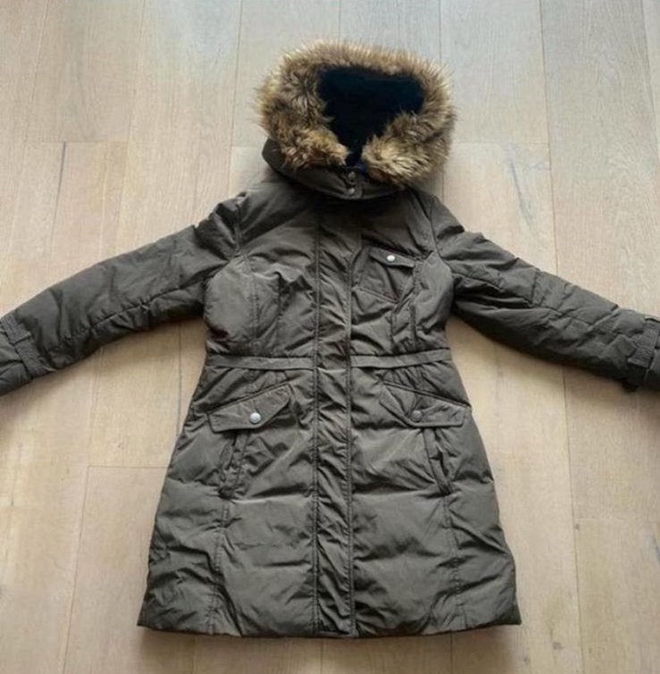 Beaumont donsjas 38 nieuwstaat, Kleding | Dames, Ophalen of Verzenden, Zo goed als nieuw, Maat 38/40 (M), Bruin