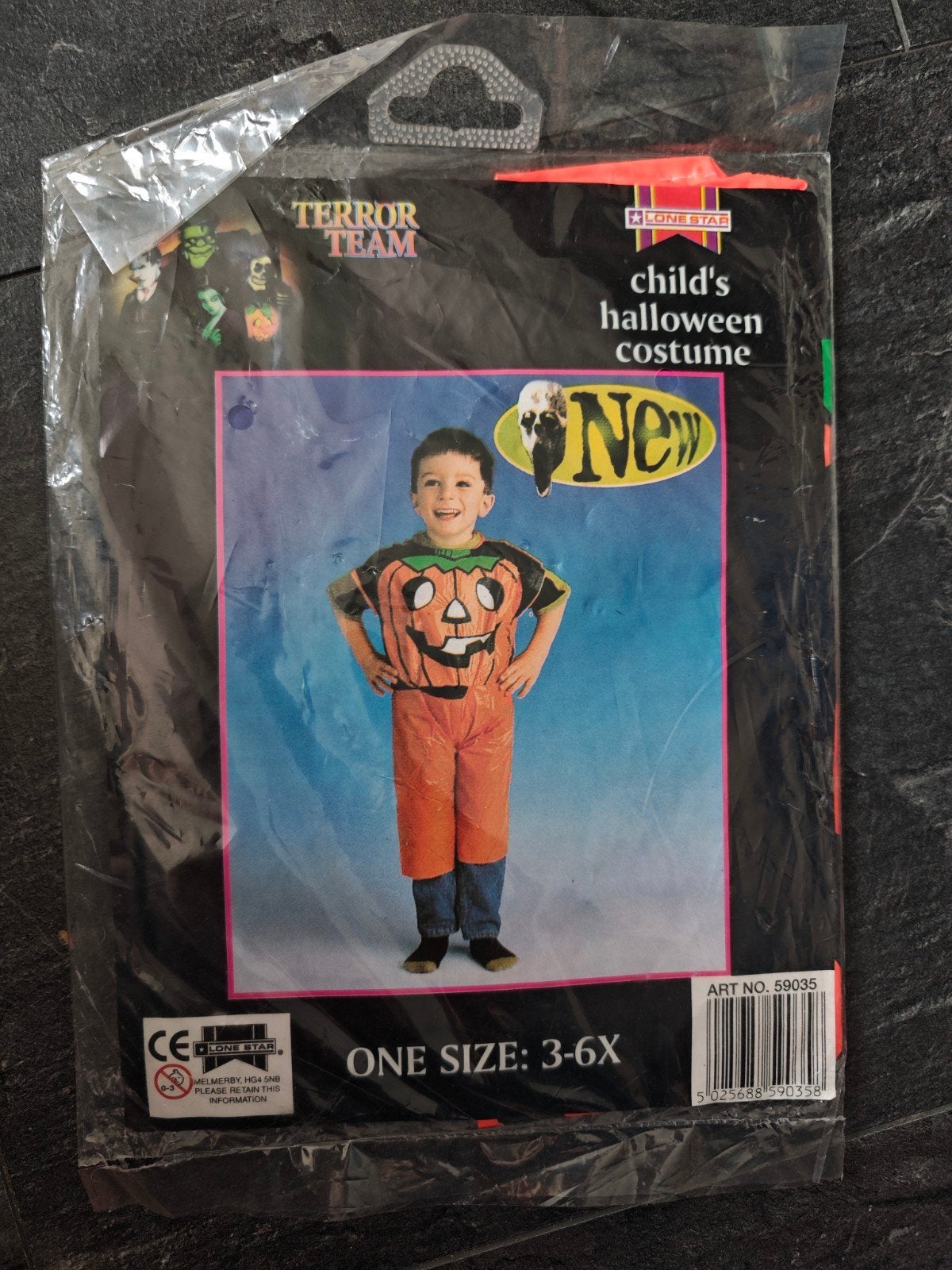 Leuk pompoen Halloween kostuum, one size, Ophalen of Verzenden, Nieuw, Jongen of Meisje