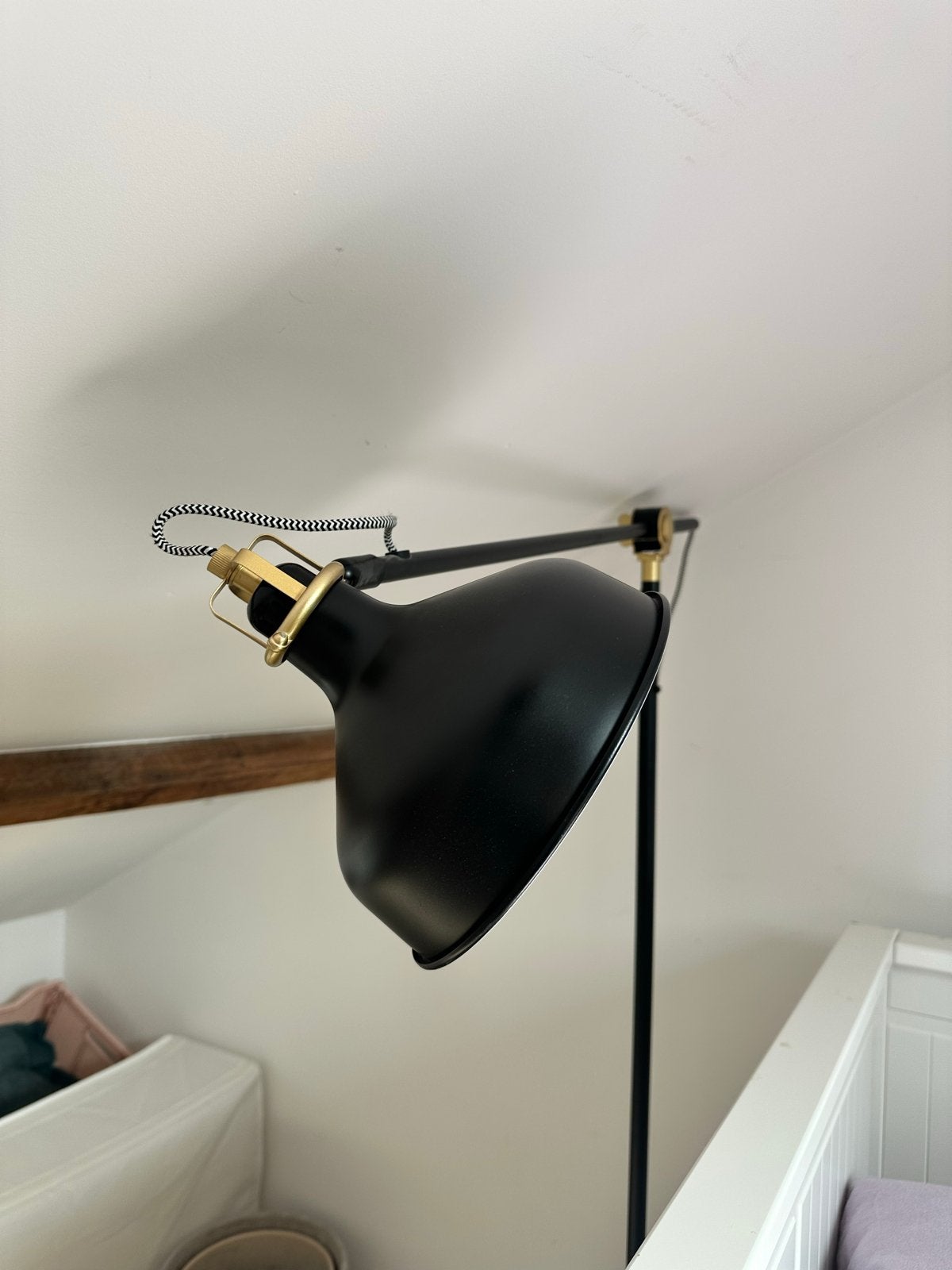 IKEA RANARP Vloerlamp Zwart, Ophalen, Zo goed als nieuw, Metaal, 150 tot 200 cm