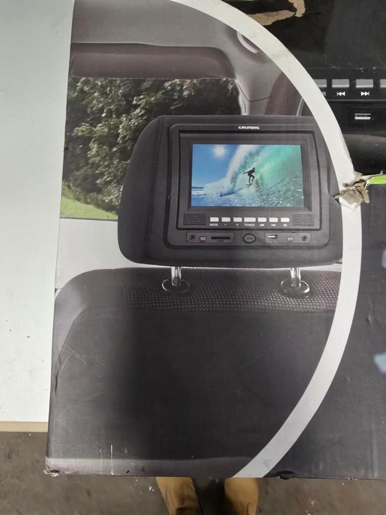 Grundig DVD Hoofdsteun TV 7 inch Nieuw, Ophalen of Verzenden, Nieuw