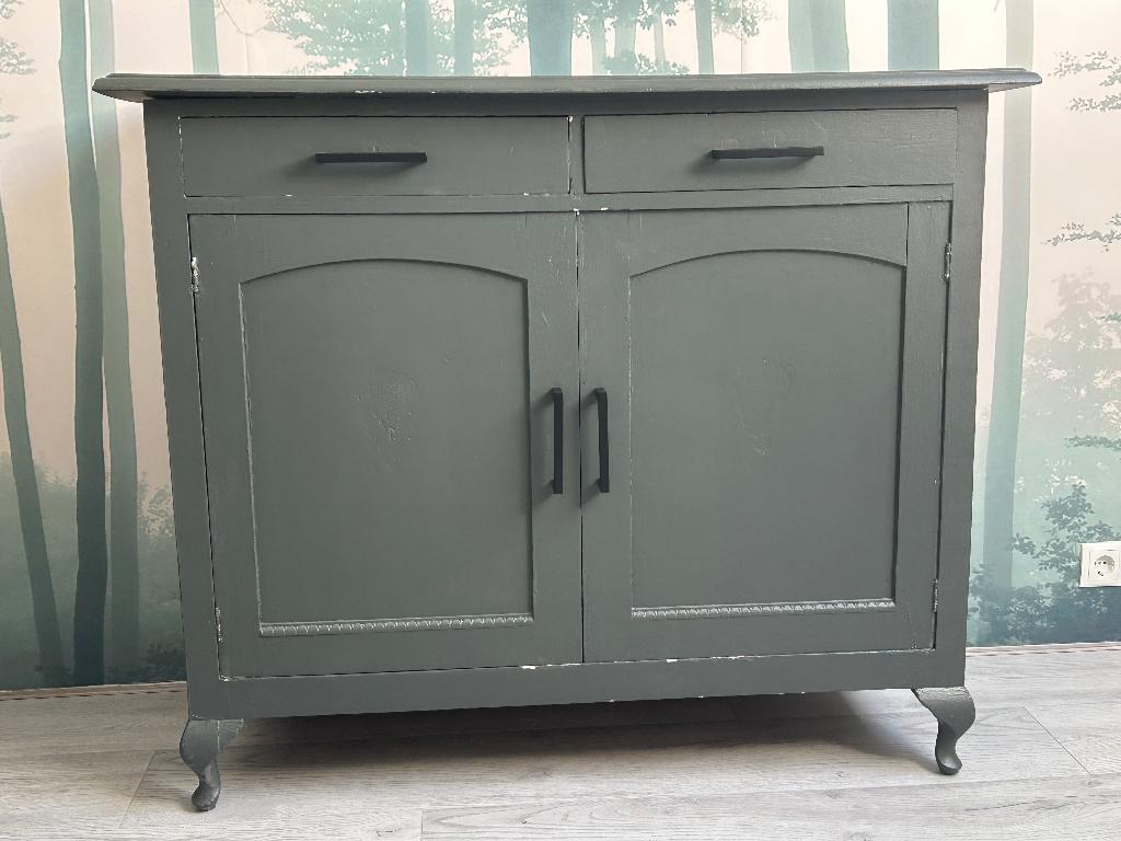 Houten dressoir, Ophalen, Gebruikt, 100 tot 150 cm, 25 tot 50 cm