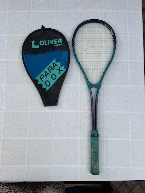 Squash racket Oliver capital Paradox, in hoes, Ophalen, Gebruikt, Racket
