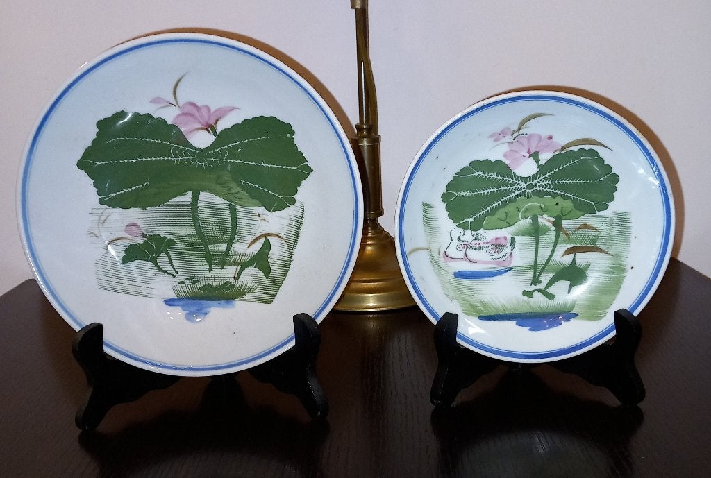 Twee borden van Chinees keramiek, Antiek en Kunst, Ophalen of Verzenden